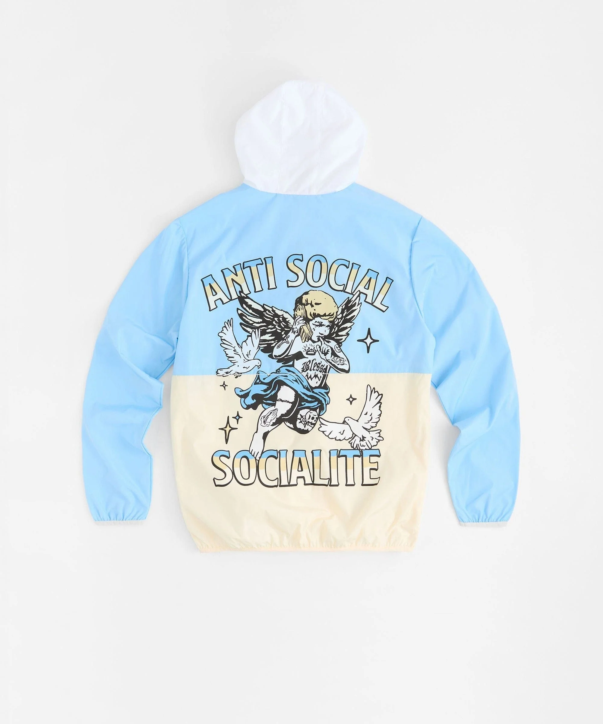 Anti Social Anorak Jacket - Light Blue - Image 5