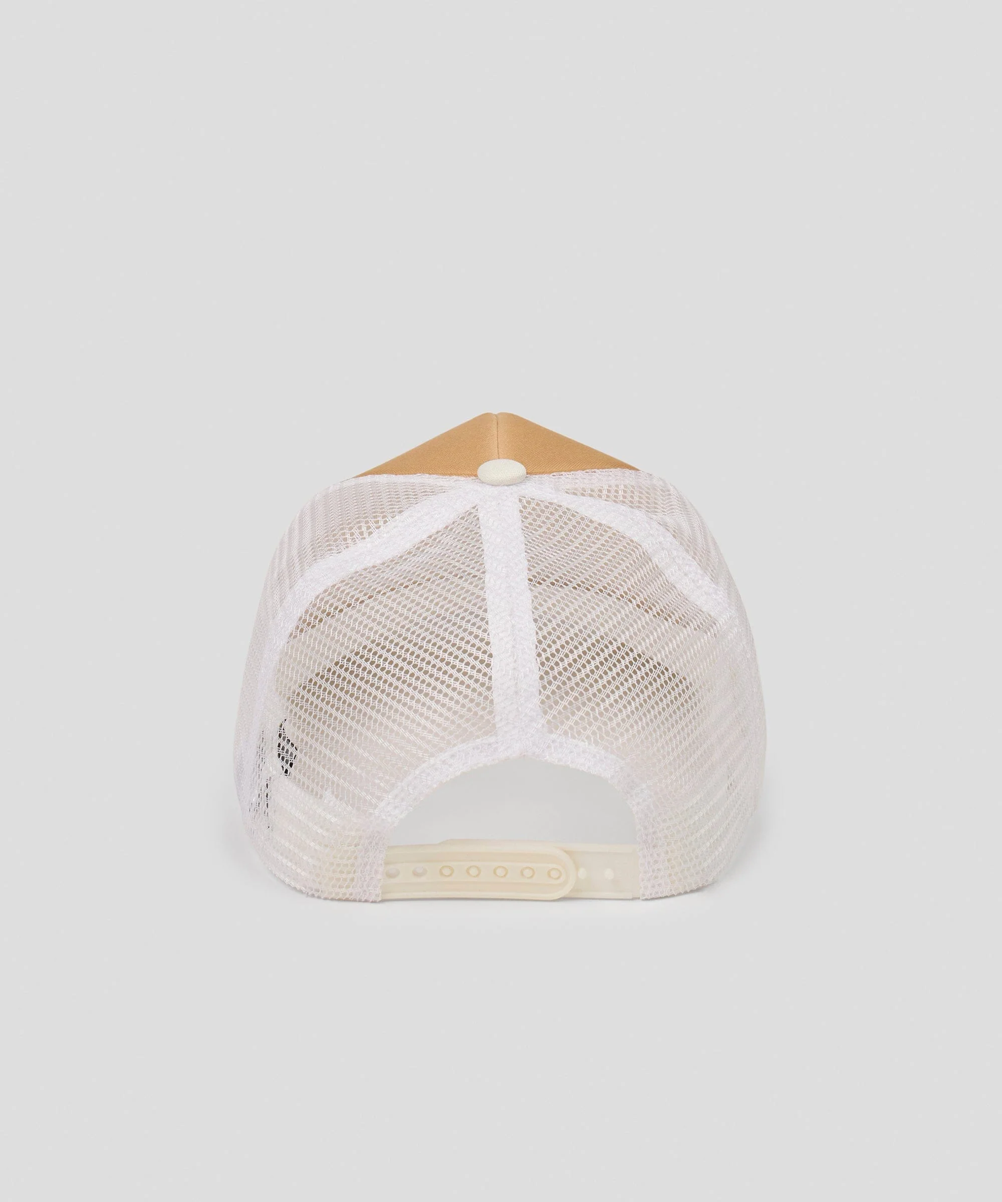 Atlanta Embroidery Trucker Hat - Khaki - Image 3