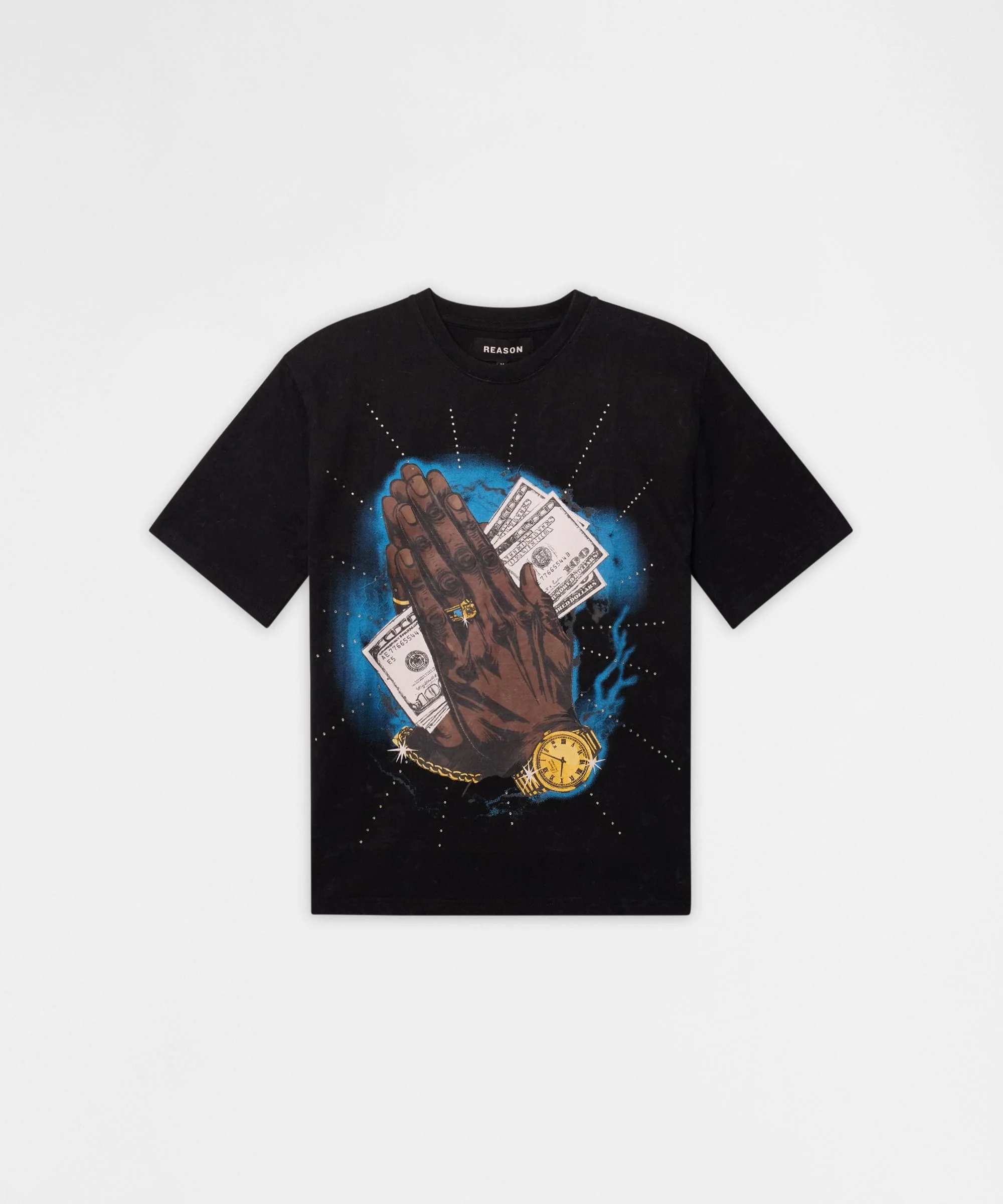 Blessings Short Sleeve Tee - Washed Black