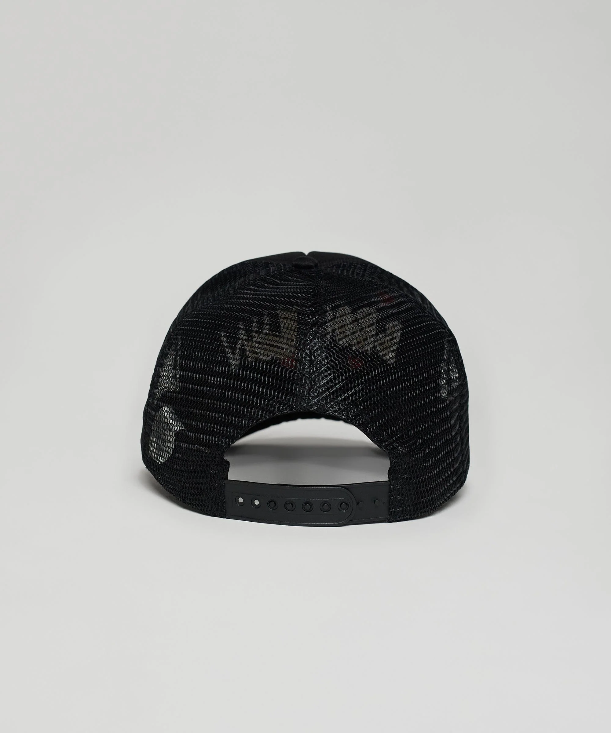 Brooklyn Embroidery Trucker Hat - Black - Image 3