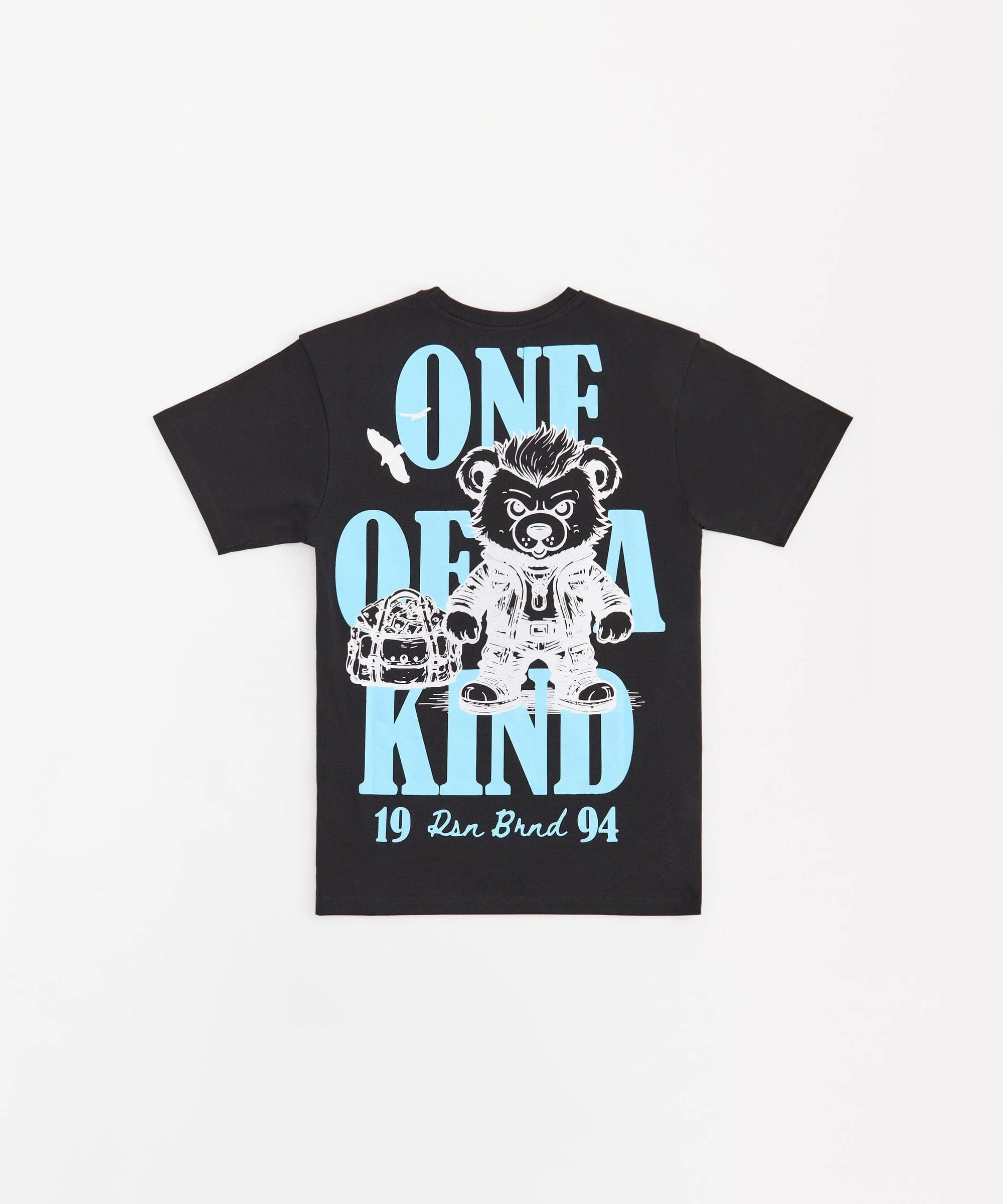 Built Different Rhinestone Short Sleeve Tee - Black