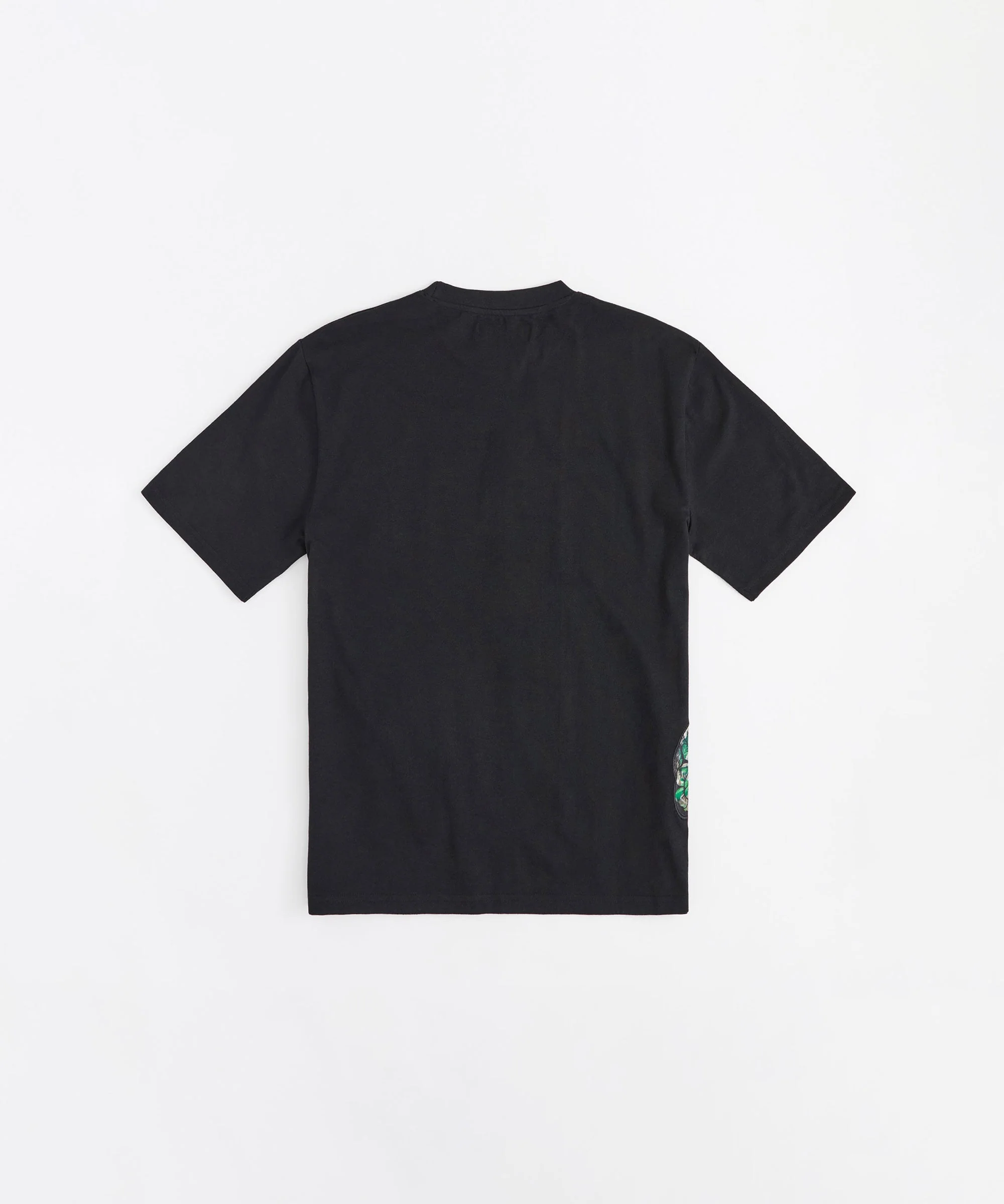 Camo Wreath Embroidered Short Sleeve Tee - Black - Image 3
