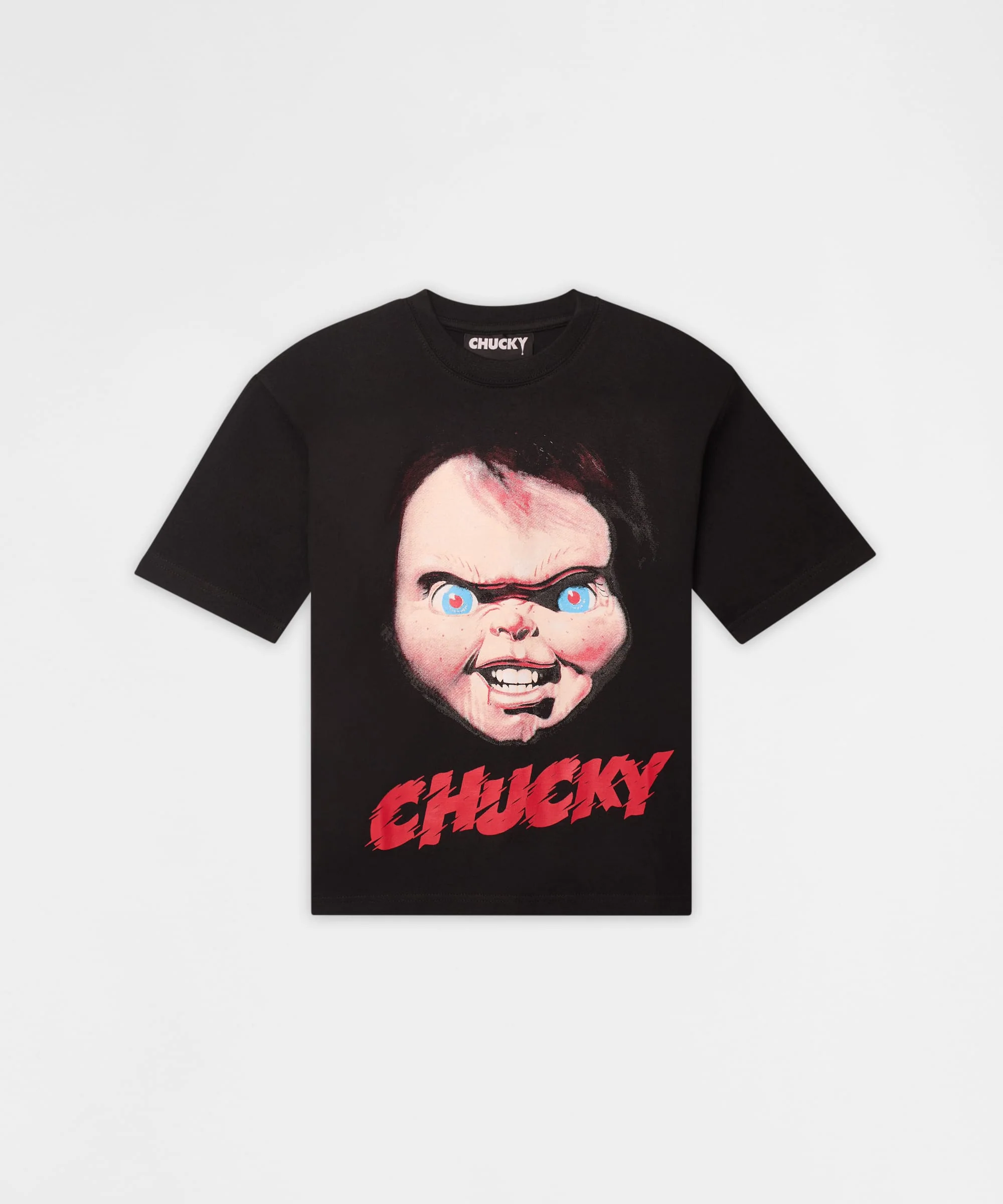 Chucky Face Short Sleeve Tee - Black