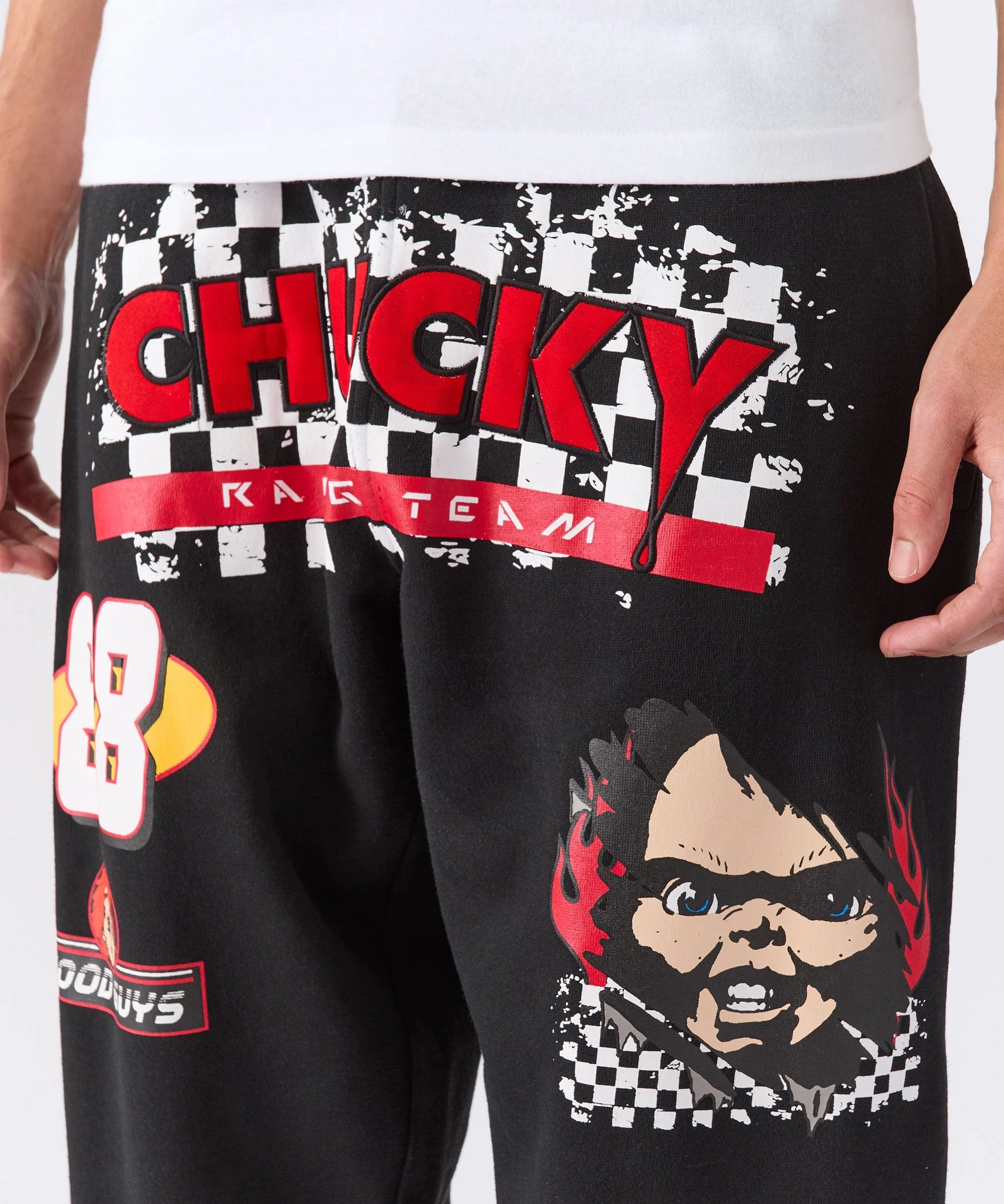 Chucky Good Guys Applique Sweats - Black - Image 2