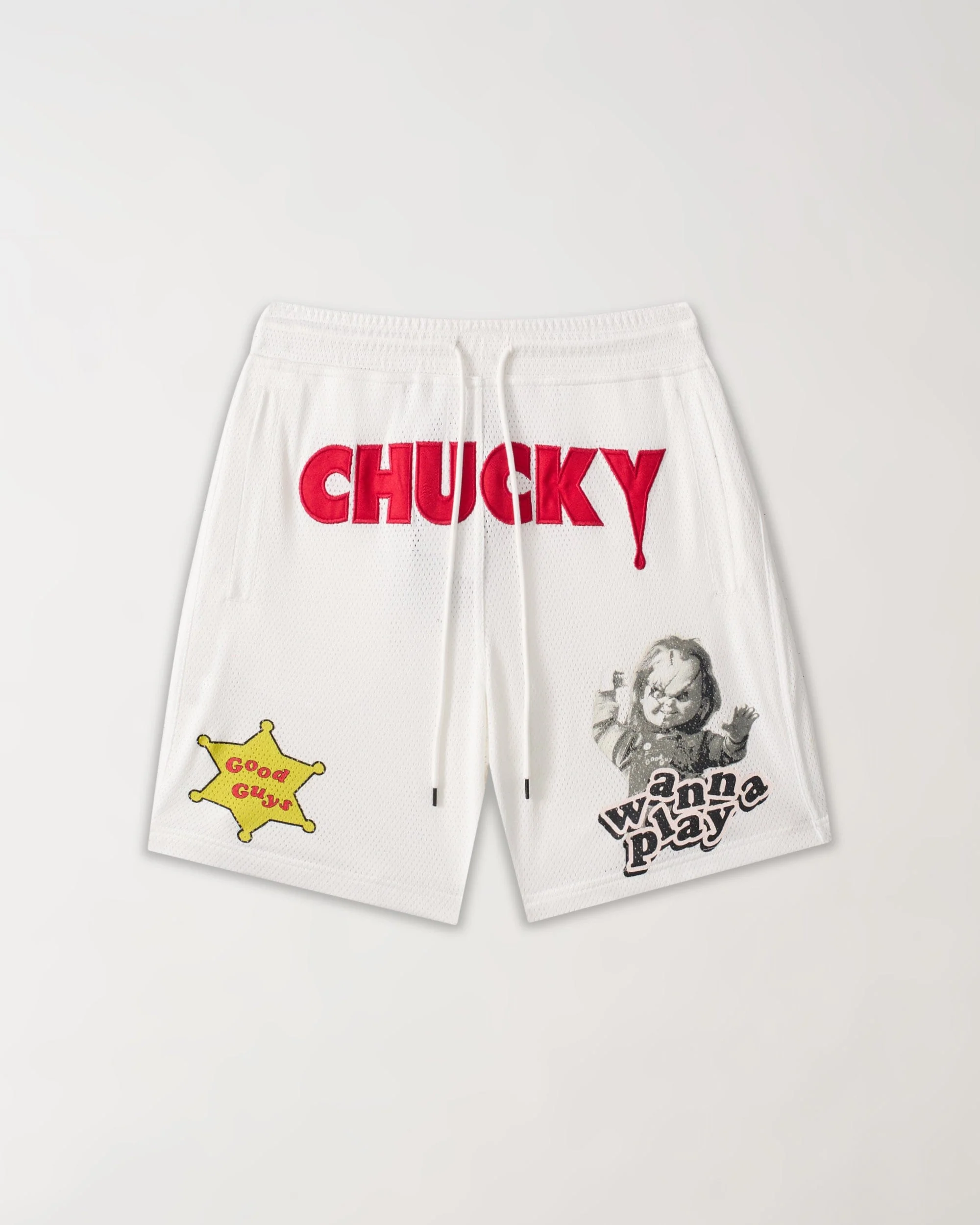 Chucky Good Guys Mesh Short - White