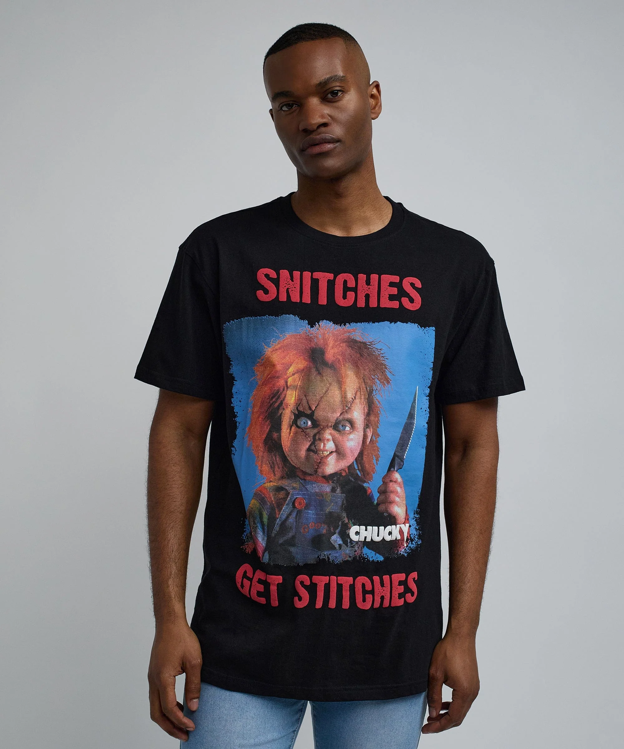 Chucky Snitches Short Sleeve Tee - Black - Image 2