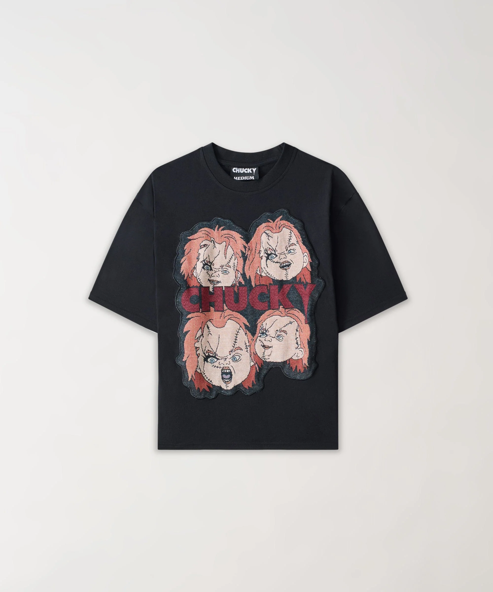 Chucky Tapestry Short Sleeve Tee - Black