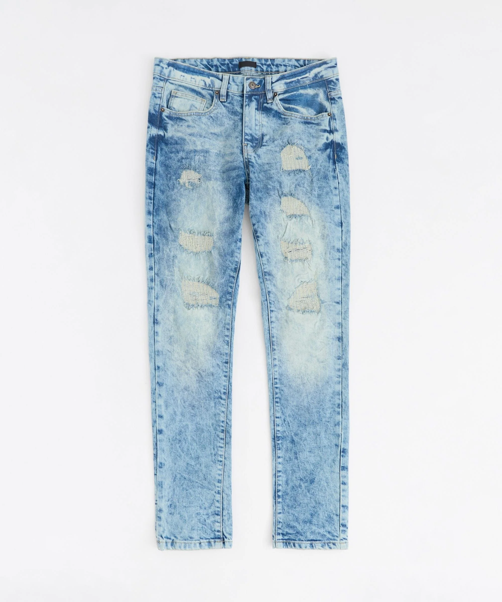 Dawn Distressed Denim Jeans - Blue