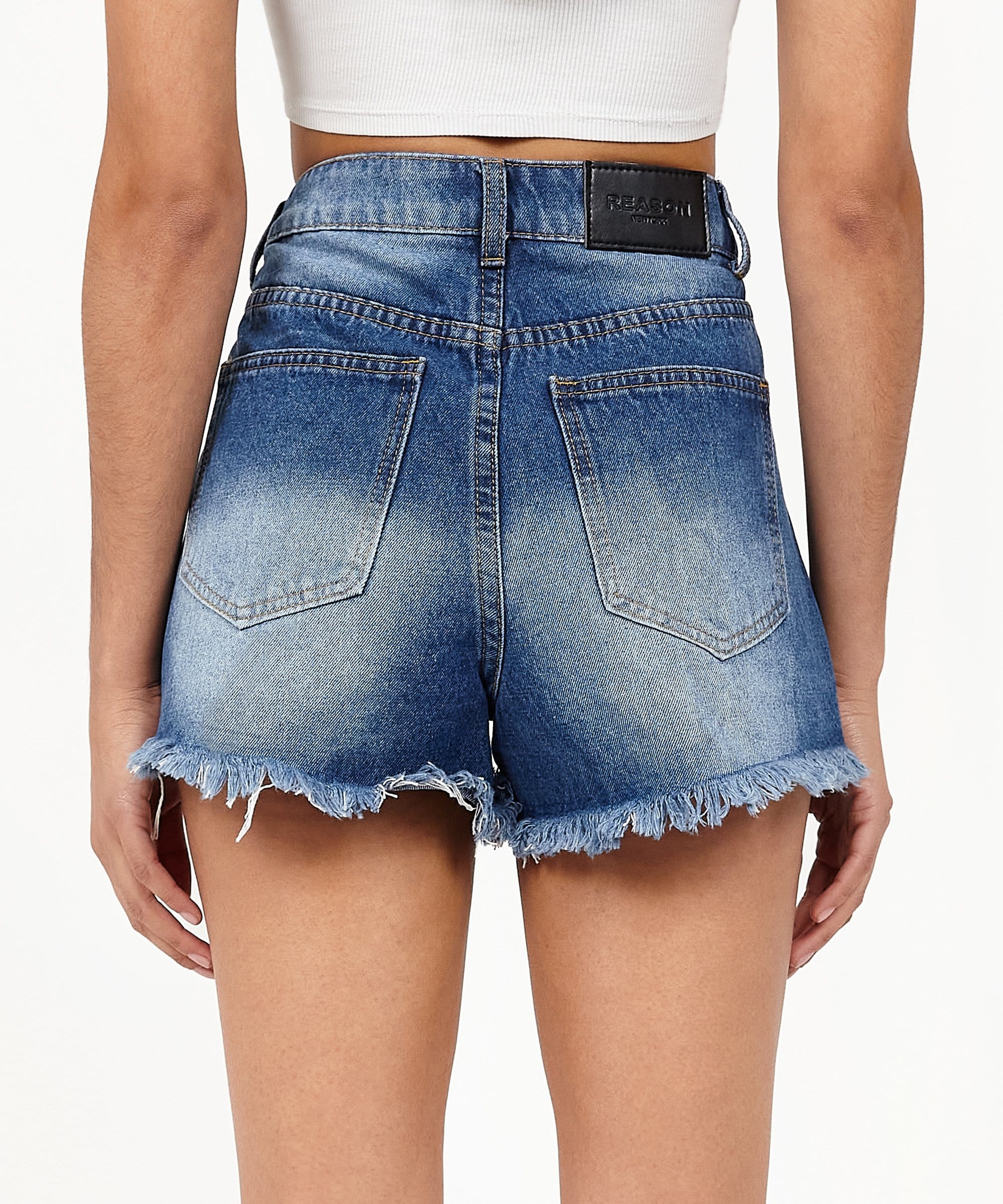 Womens Victoria Denim Shorts - Image 4