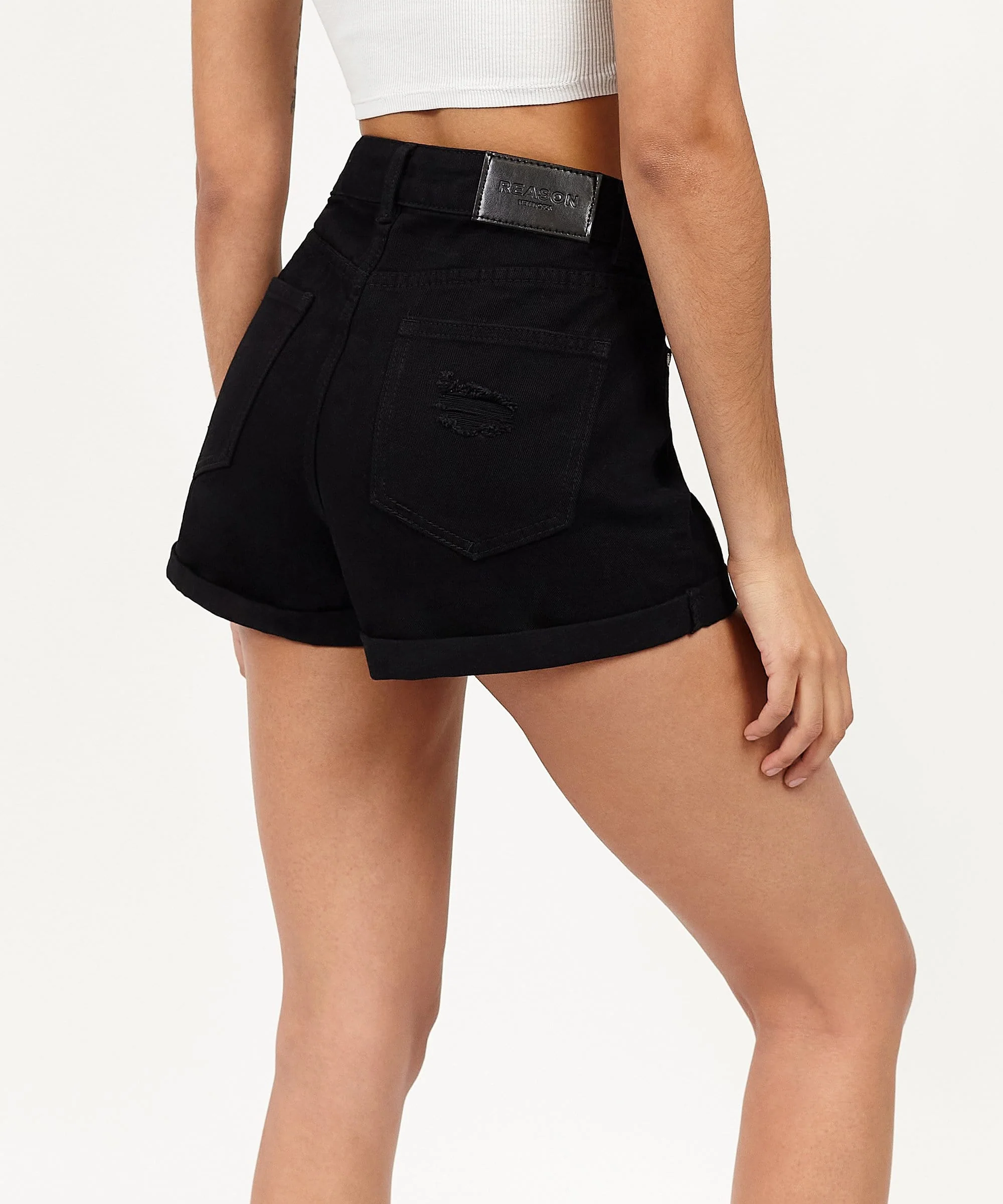 Womens Mila Denim Shorts - Image 3