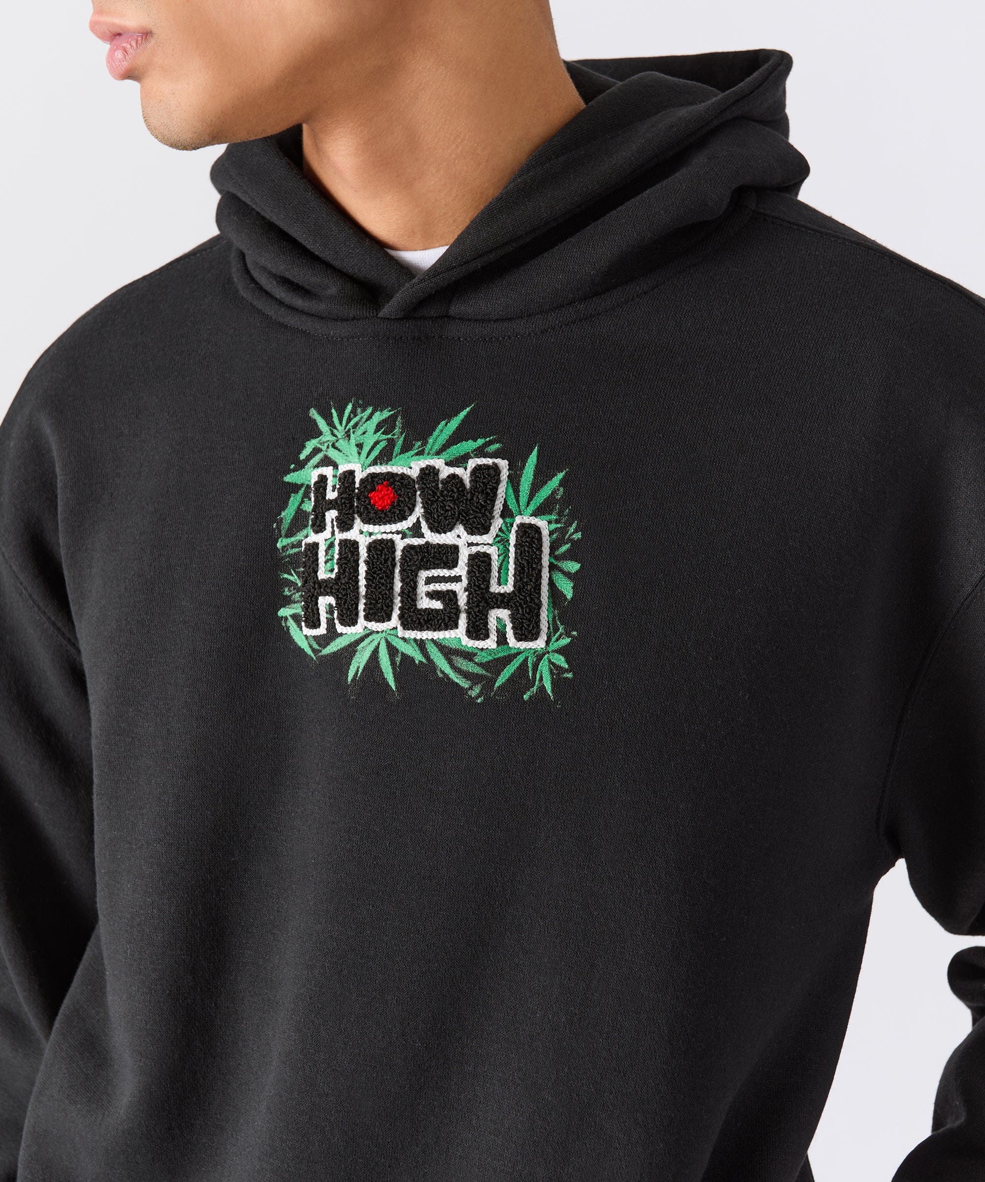 Degrees All Rolled Up How High Hoodie - Black - Image 6