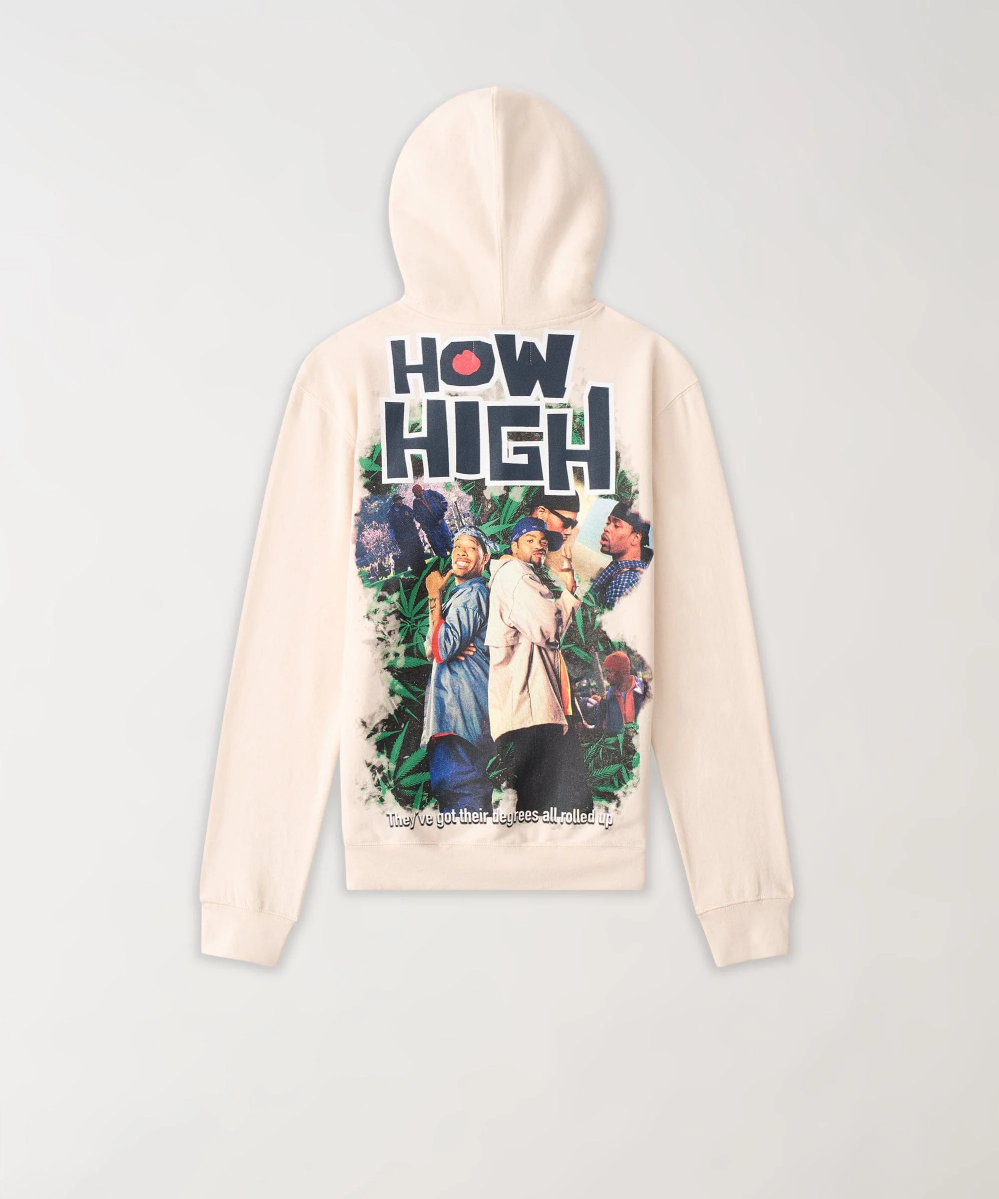 Degrees All Rolled Up How High Hoodie - Tan