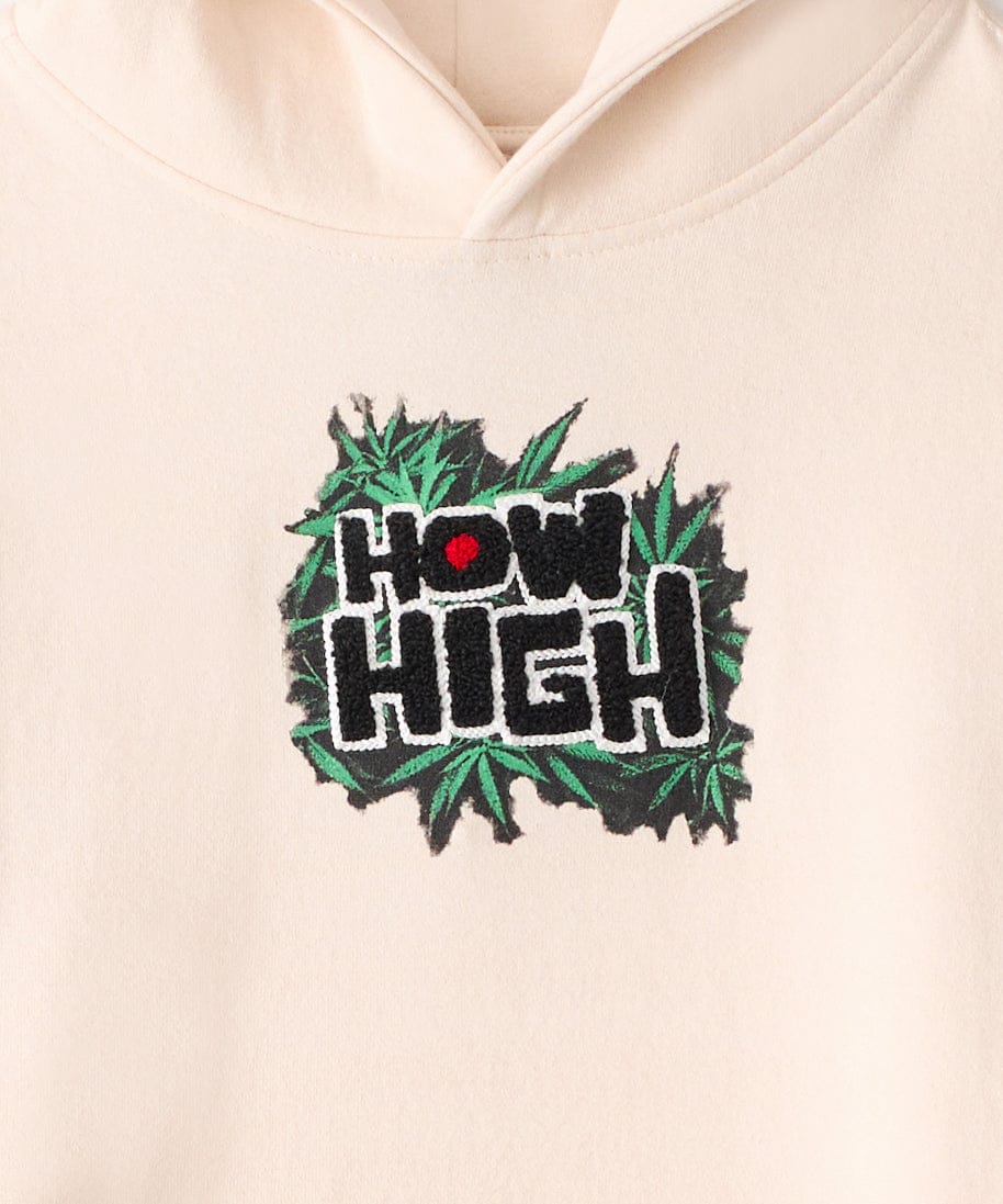 Degrees All Rolled Up How High Hoodie - Tan - Image 4