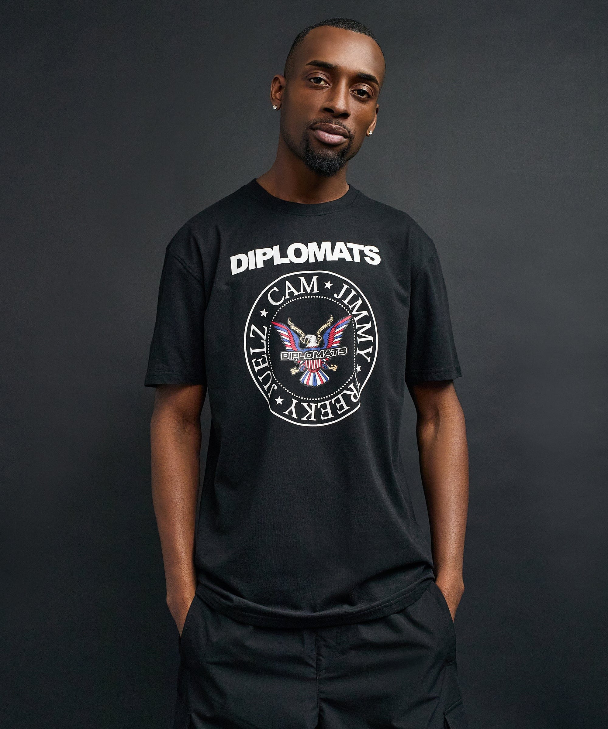 Jimmy Short Sleeve Tee - Black - Image 3