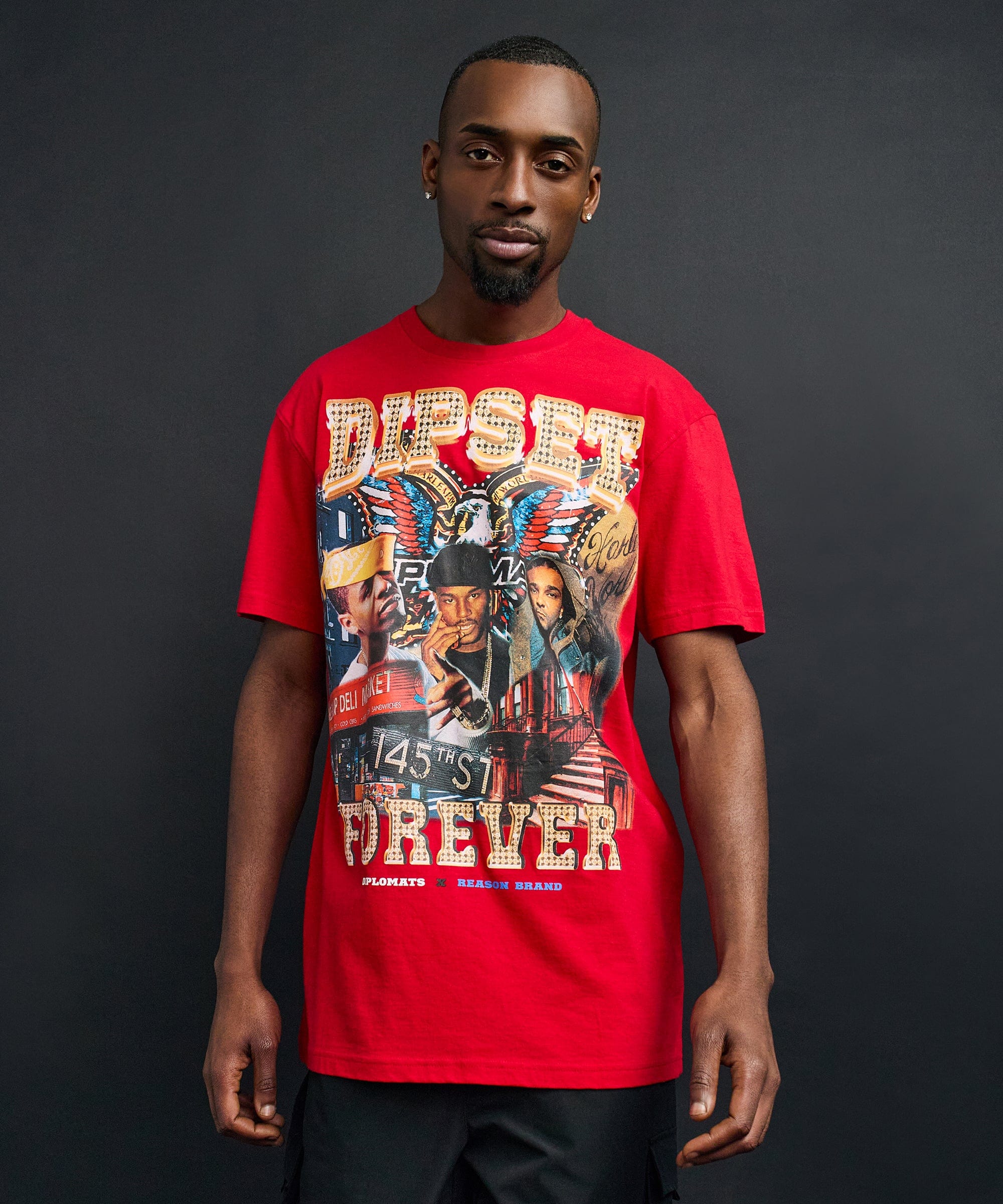 Forever Short Sleeve Tee - Red - Image 2