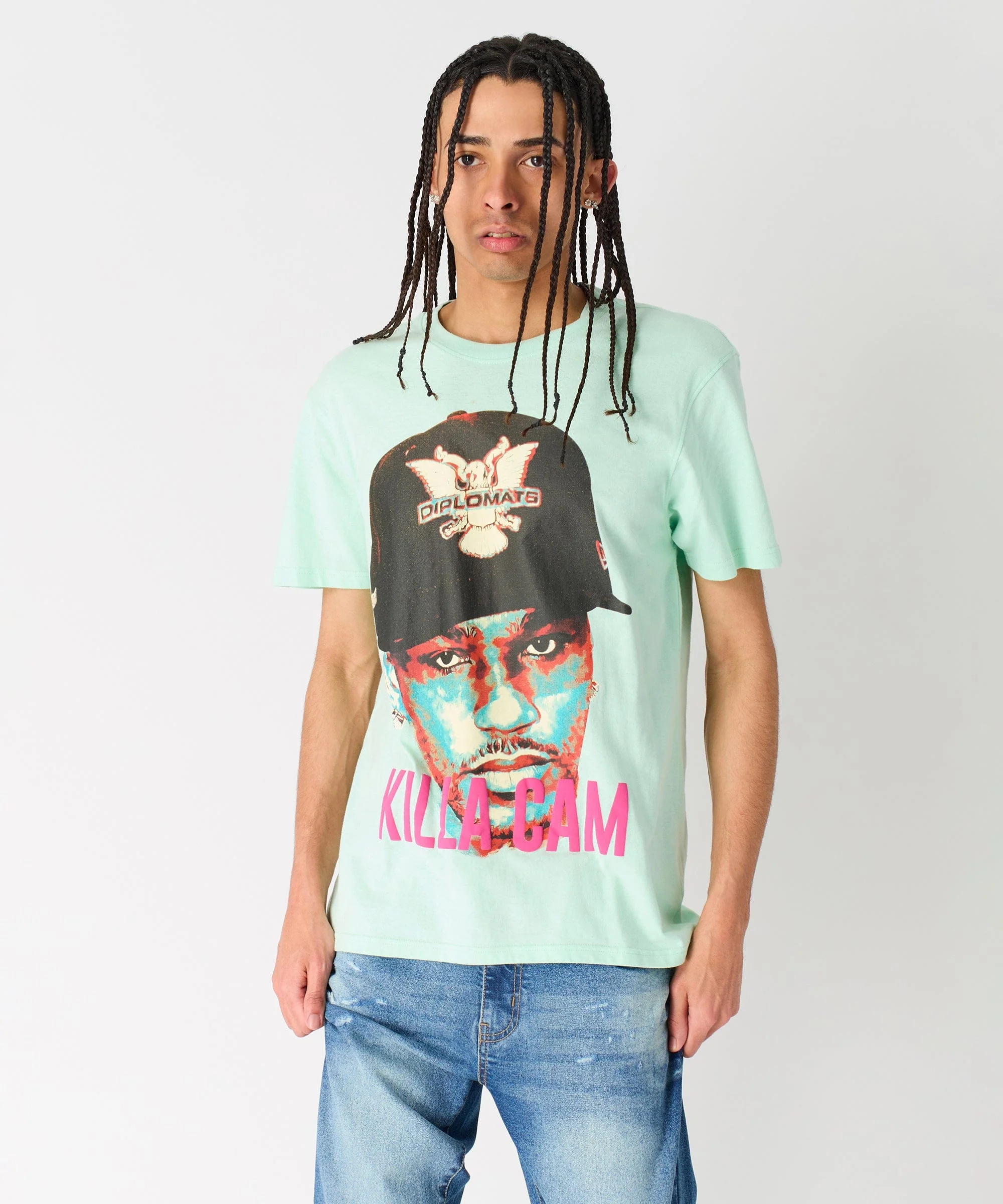 Portrait Short Sleeve Tee - Teal - Image 2