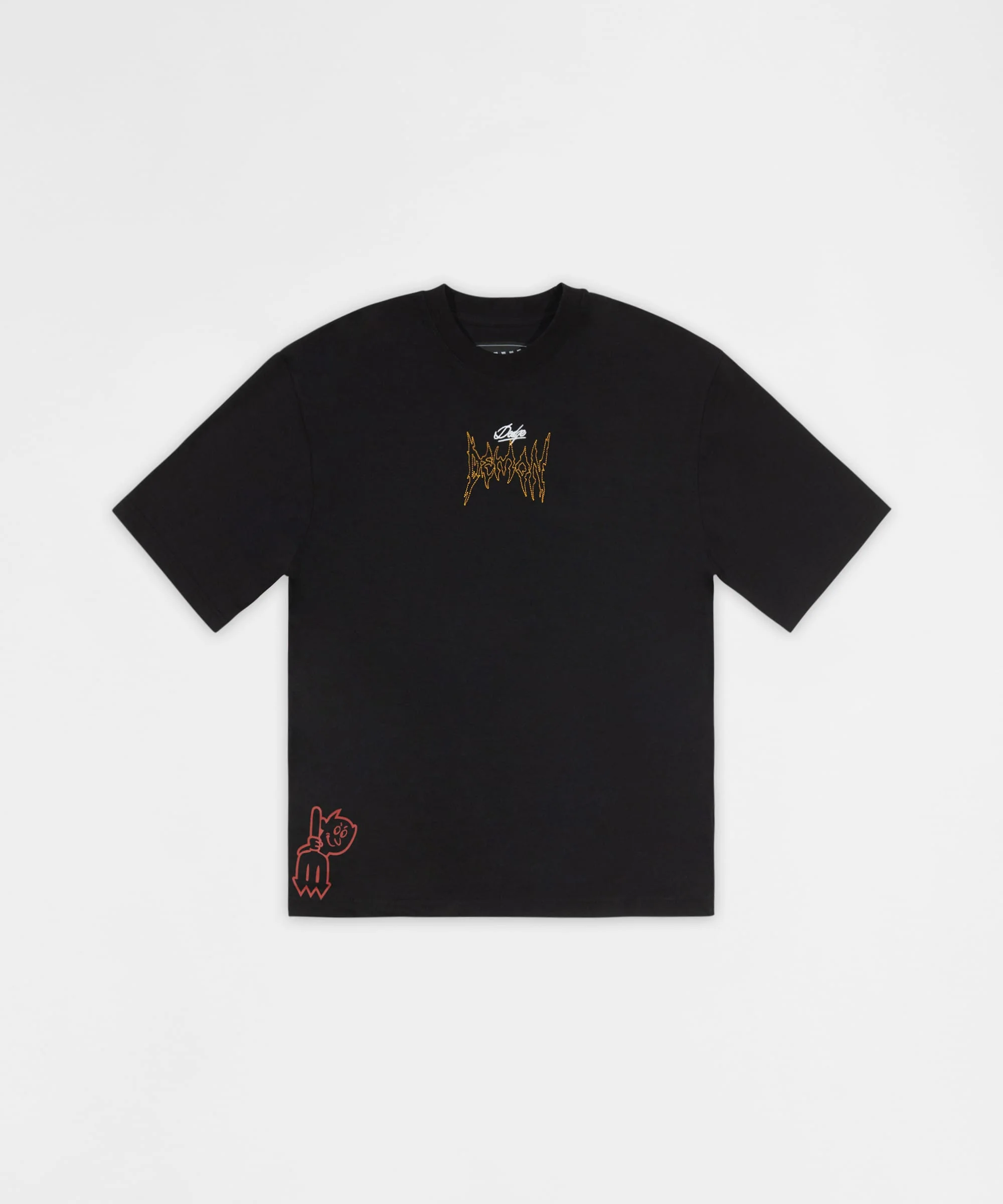 Dodge Demon Speed Embroidered Short Sleeve Tee - Black - Image 2