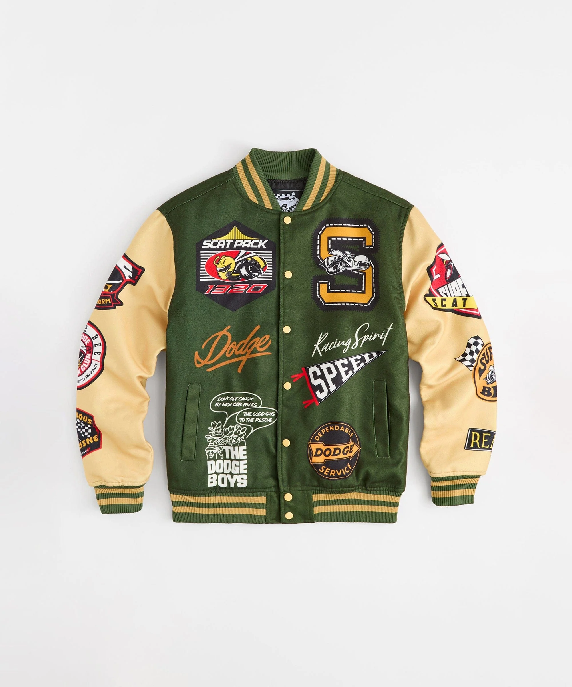 Dodge Scatpack Varsity Jacket - Green