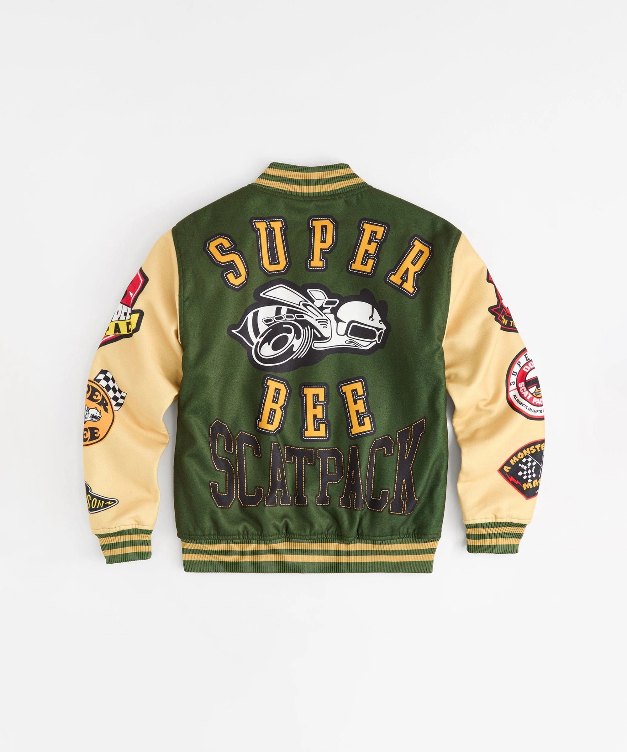 Dodge Scatpack Varsity Jacket - Green - Image 2
