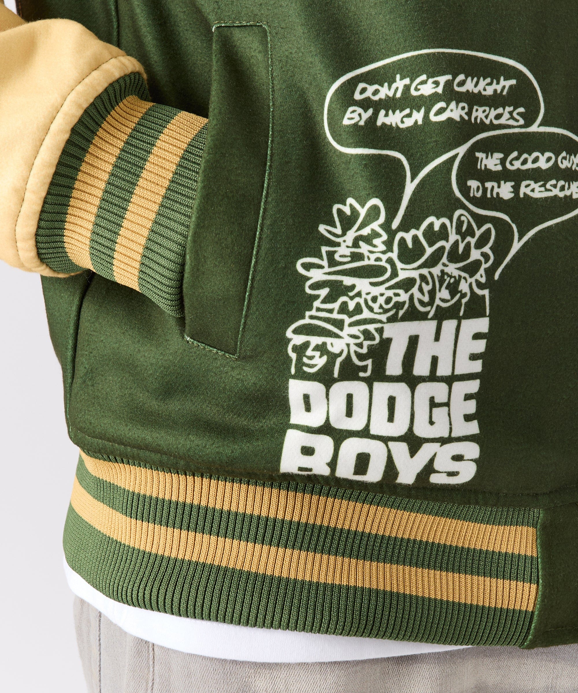 Dodge Scatpack Varsity Jacket - Green - Image 7