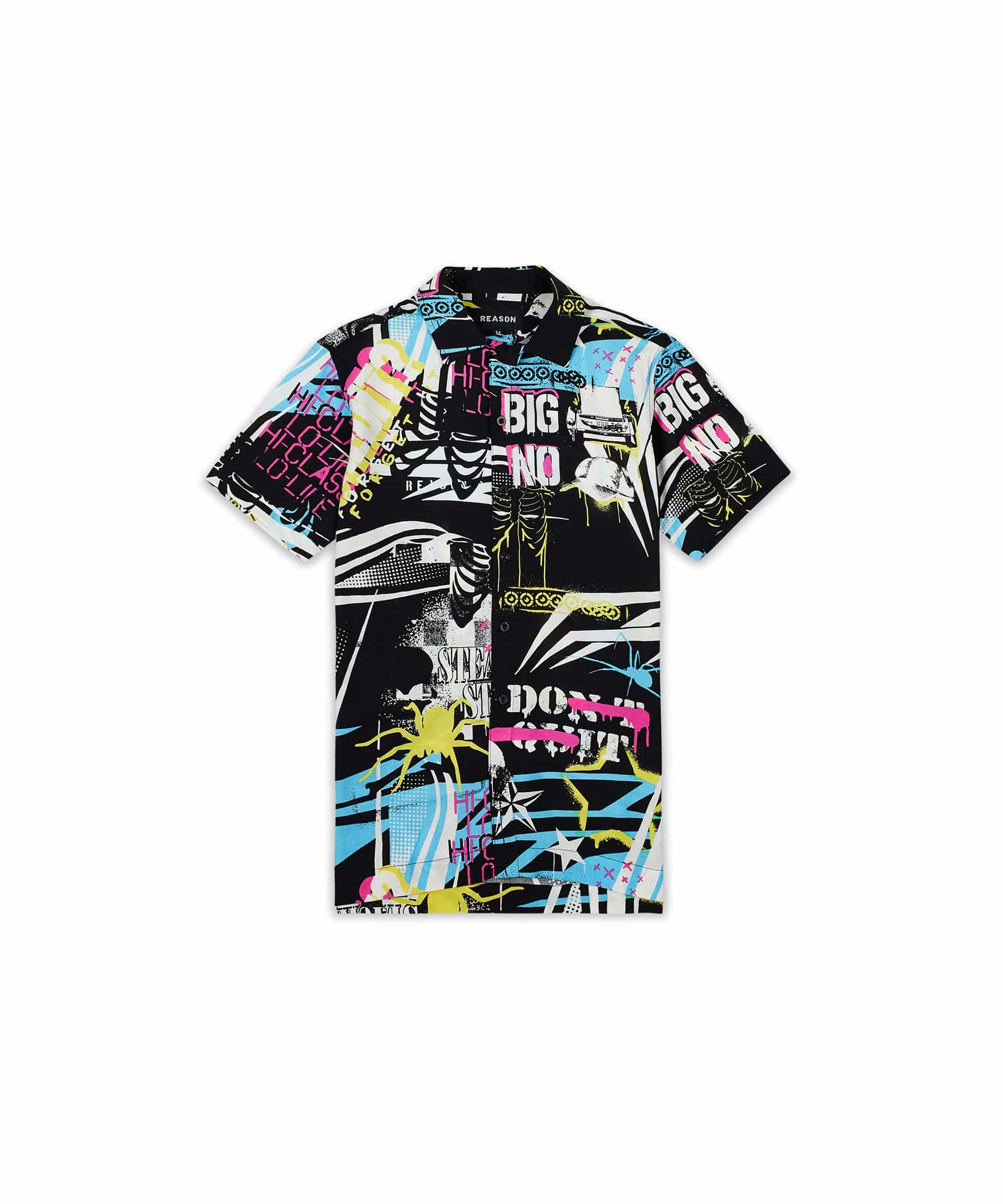 Dont Quit Allover Print Short Sleeve Shirt - Image 4