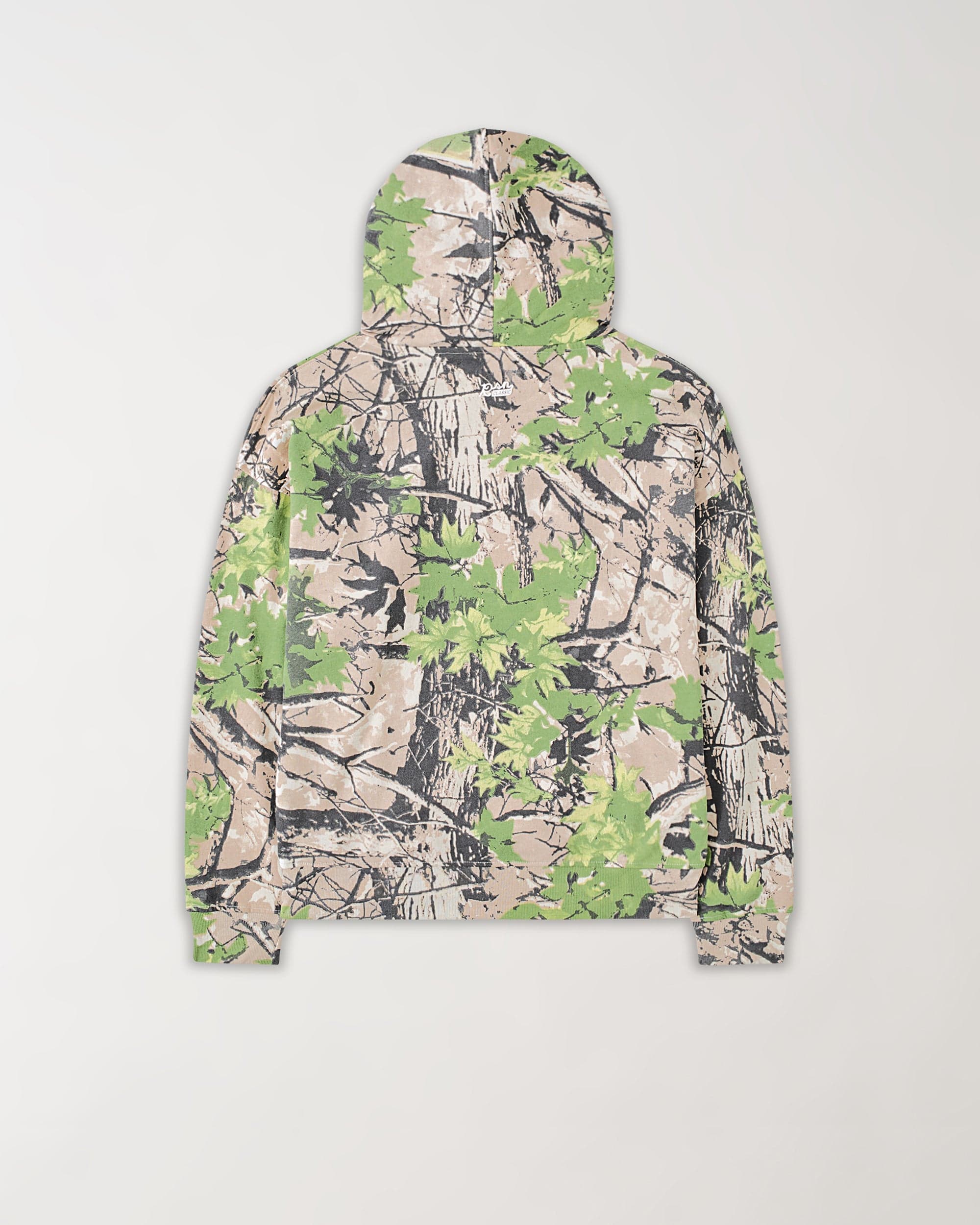 Essential Oversized Fit Heavyweight Pullover Hoodie - Green Tree - Image 3