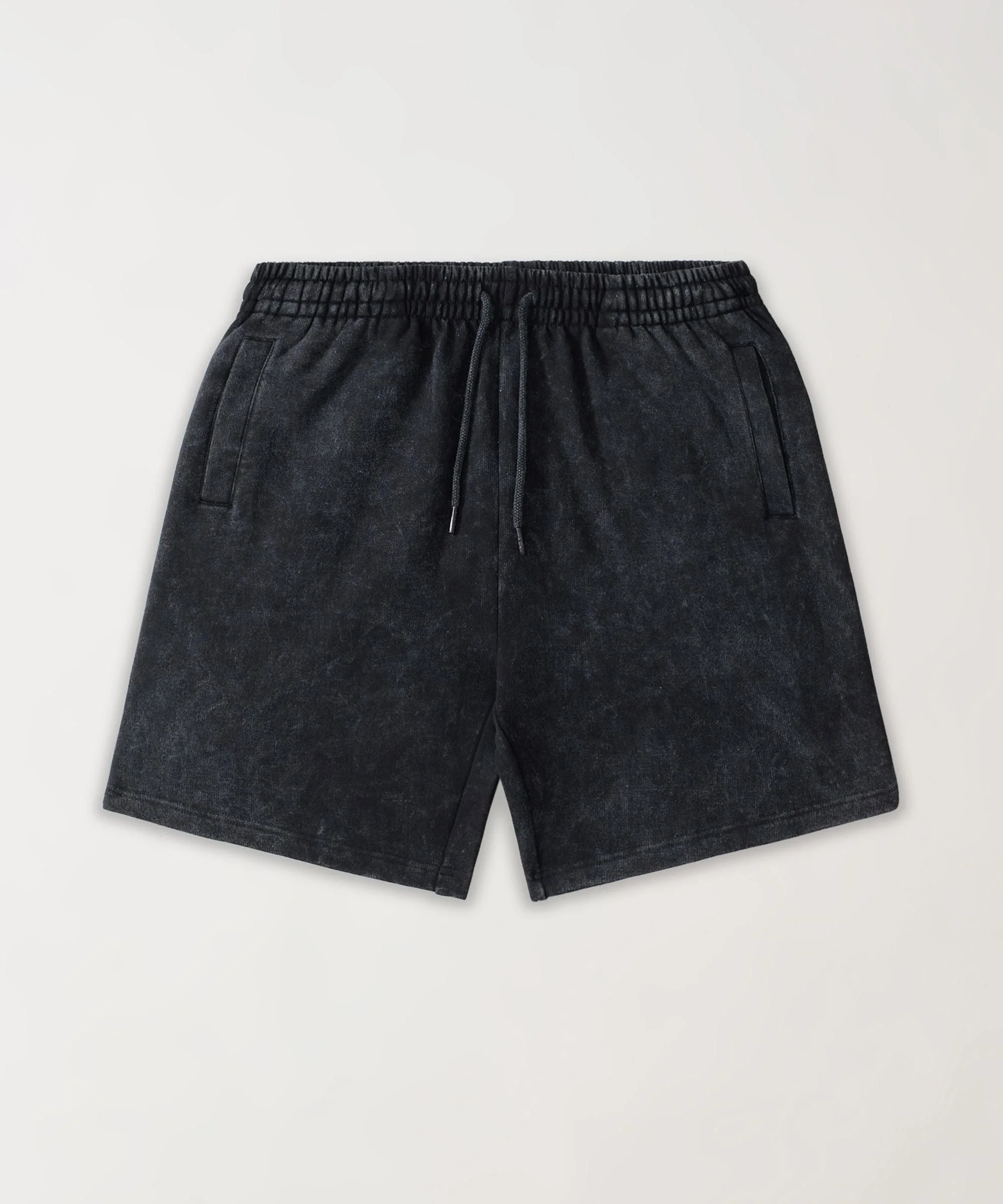 Essential Classic Washed Shorts - Black - Image 2