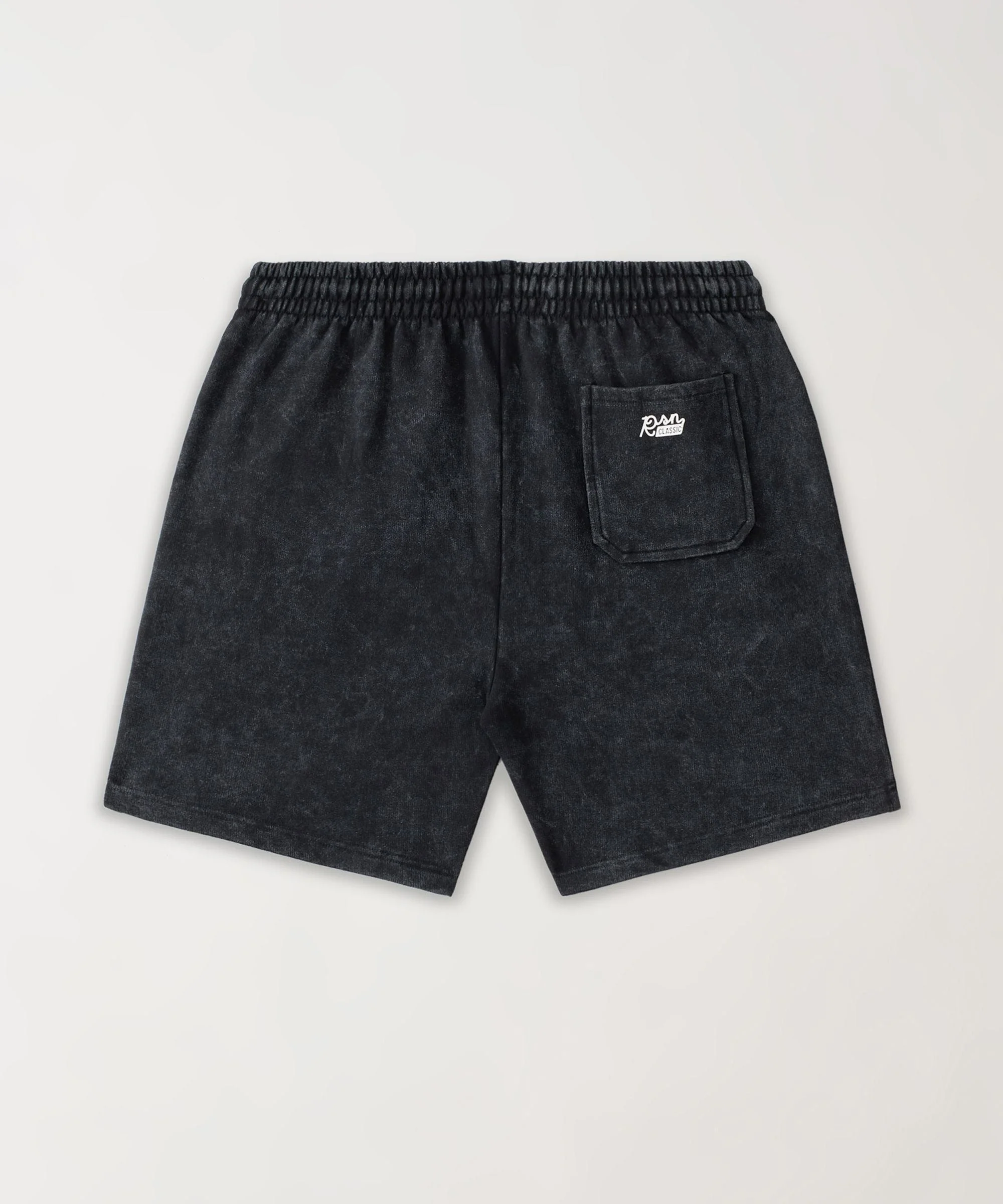 Essential Classic Washed Shorts - Black - Image 3