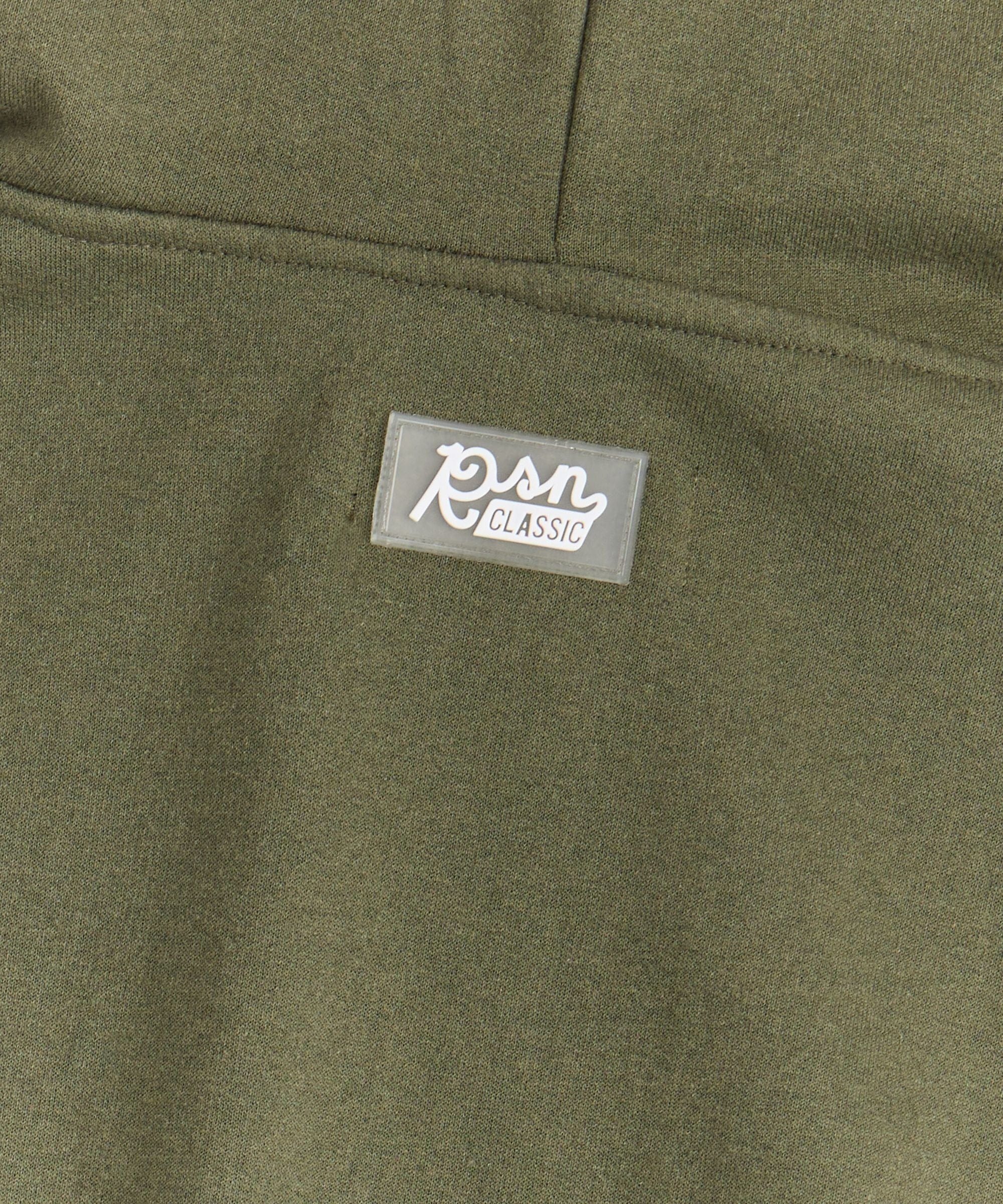Essential Heavyweight Fleece Oversized Fit Comfy Hoodie - Olive Green - Image 3