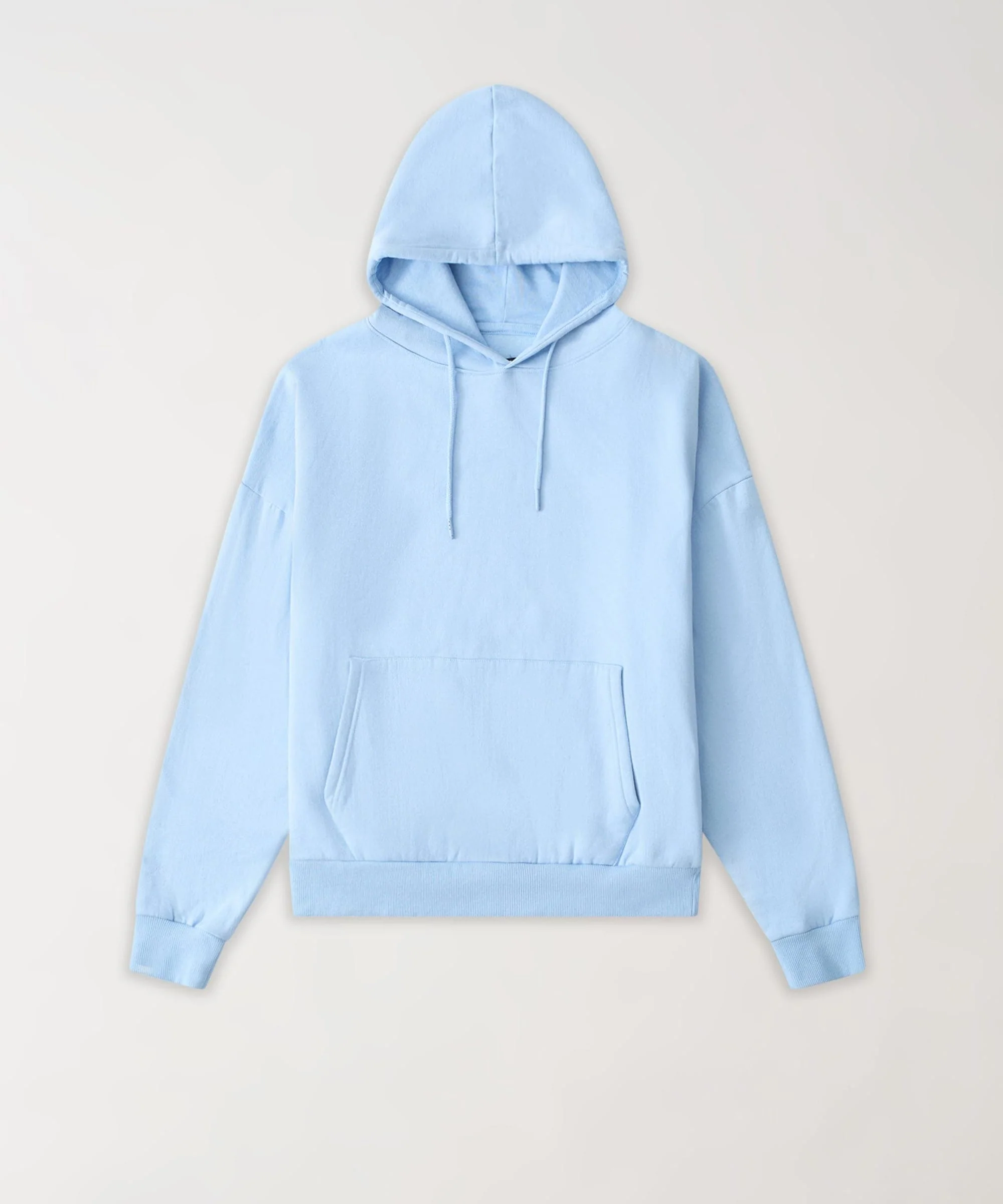 Essential Heavyweight Fleece Oversized Fit Comfy Hoodie - Blue