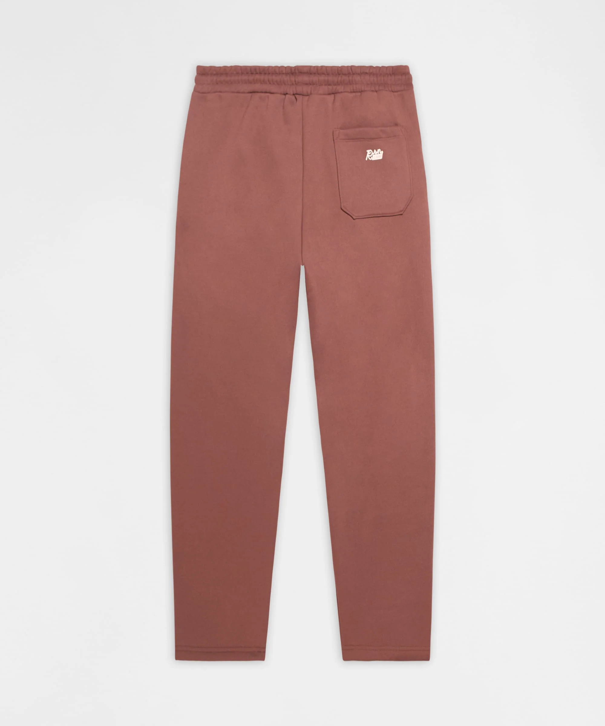 Essential Heavyweight Fleece Baggy Fit Open Hem Sweats - Mauve - Image 2