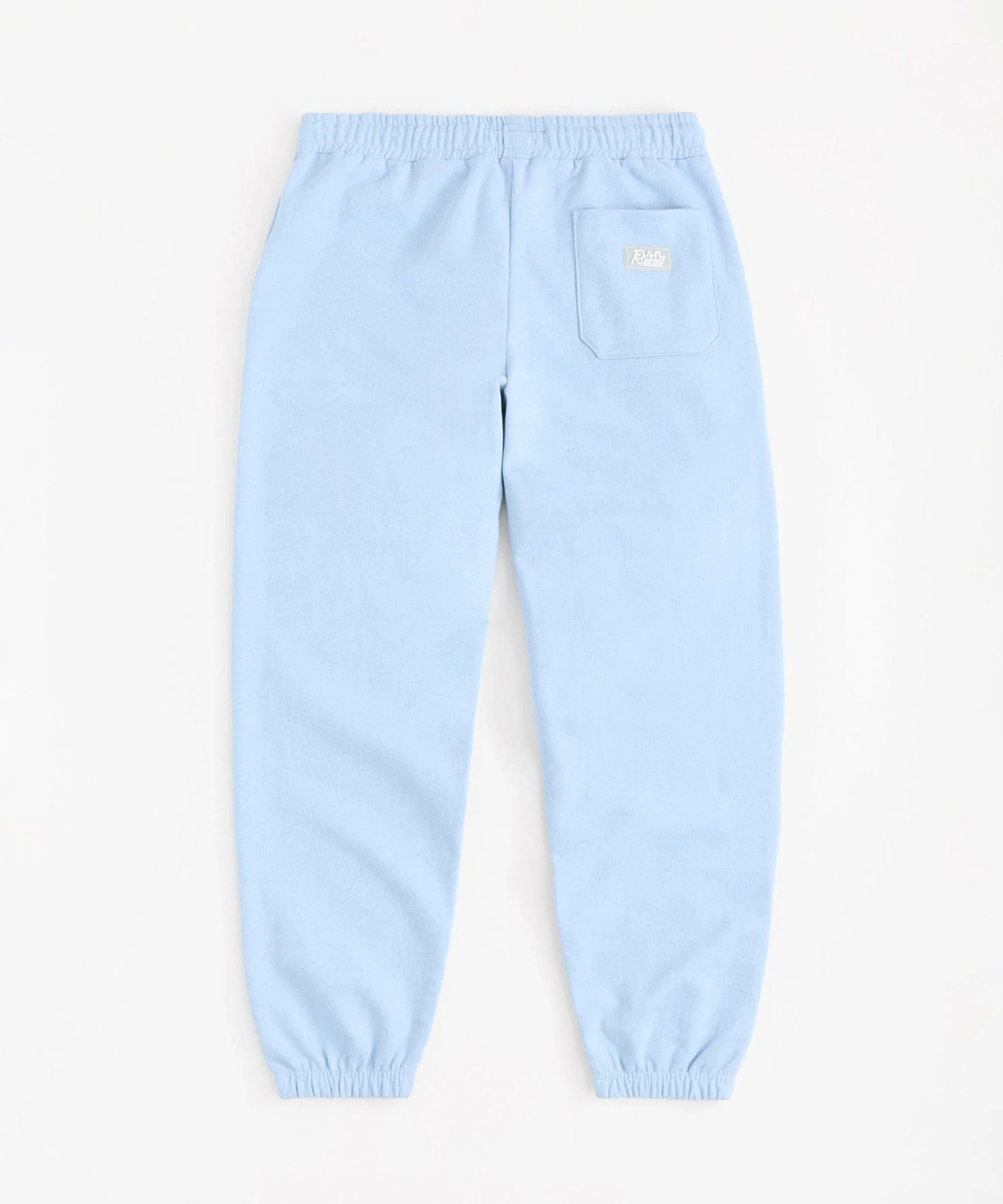 Essential Heavyweight Fleece Cinched Baggy Fit Sweats - Blue - Image 2
