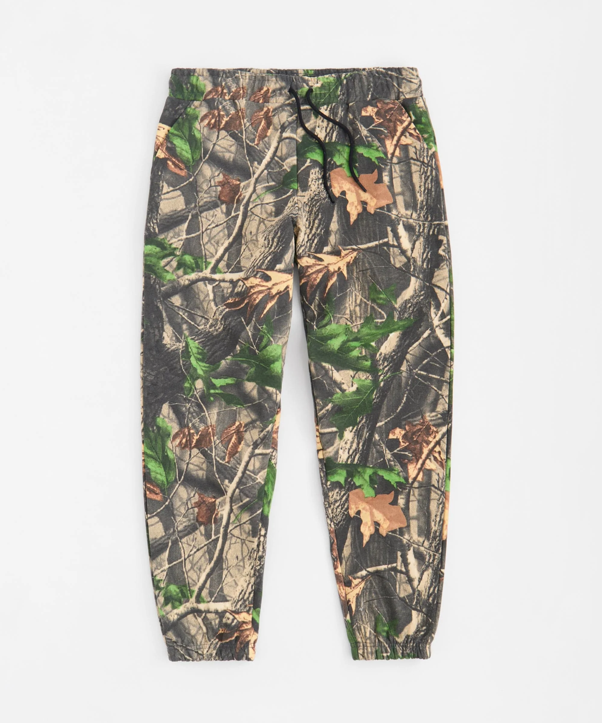 Essential Heavyweight Fleece Cinched Baggy Fit Sweats - Dark Brown Tree