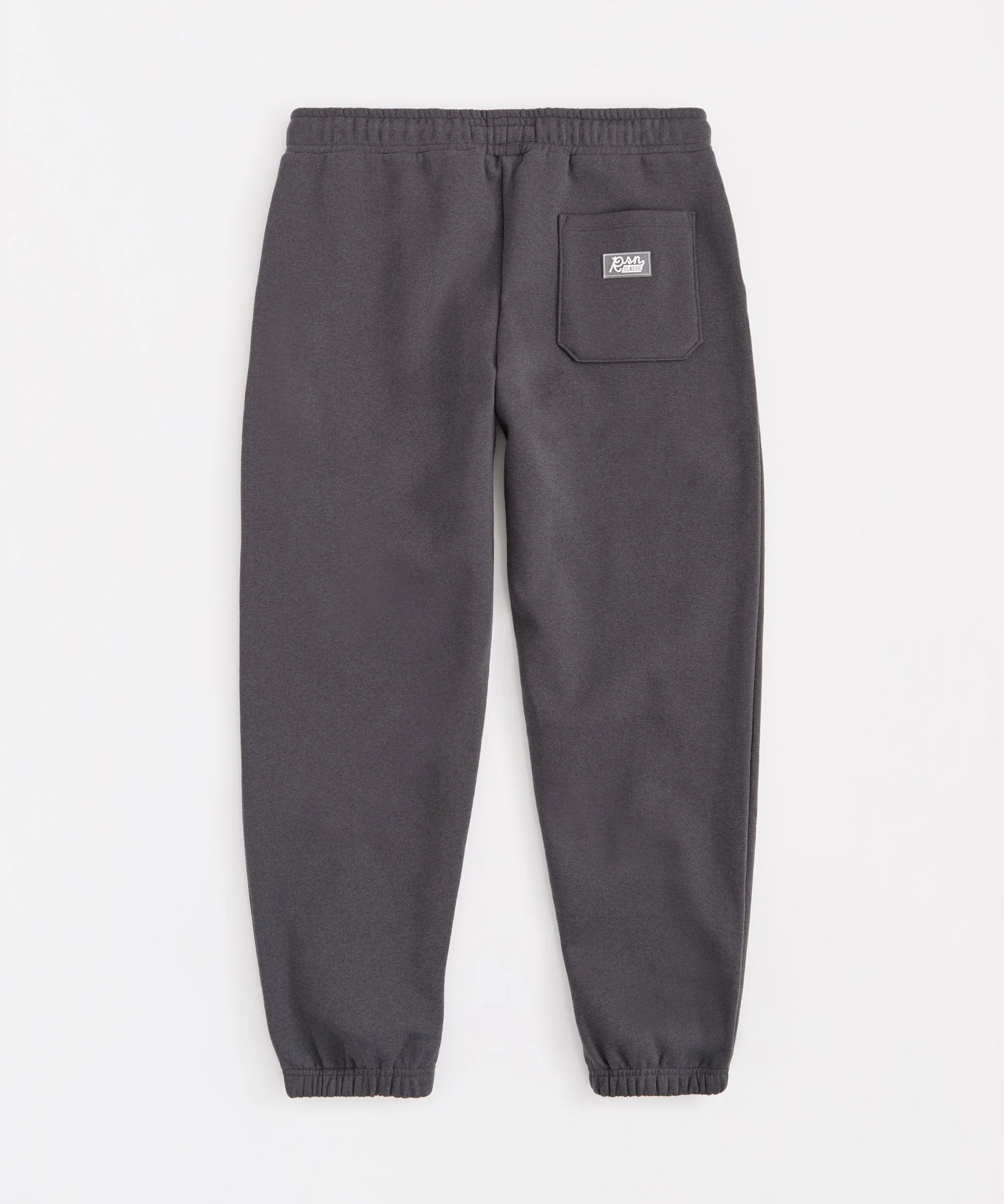Essential Heavyweight Fleece Cinched Baggy Fit Sweats - Dark Grey - Image 3