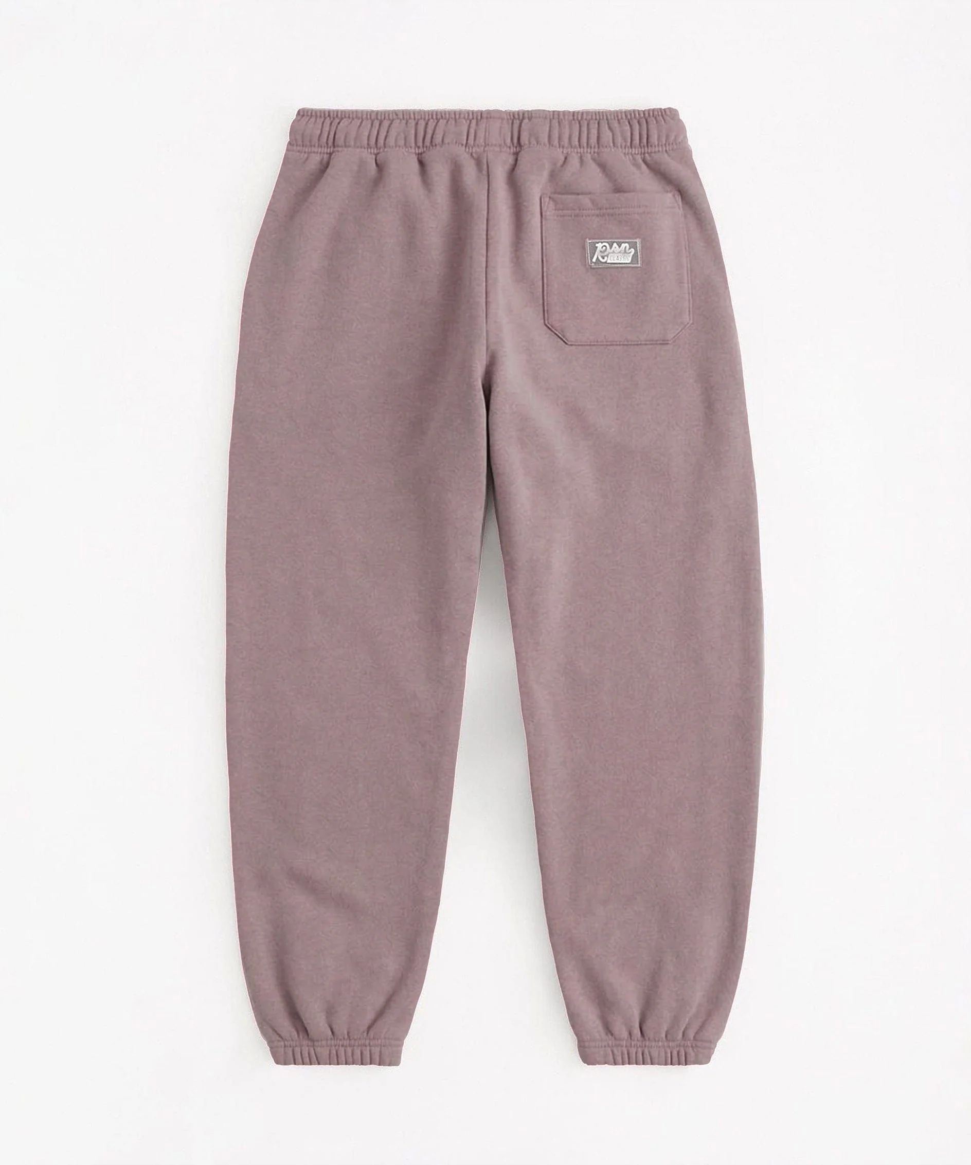 Essential Heavyweight Fleece Cinched Baggy Fit Sweats - Mauve - Image 2