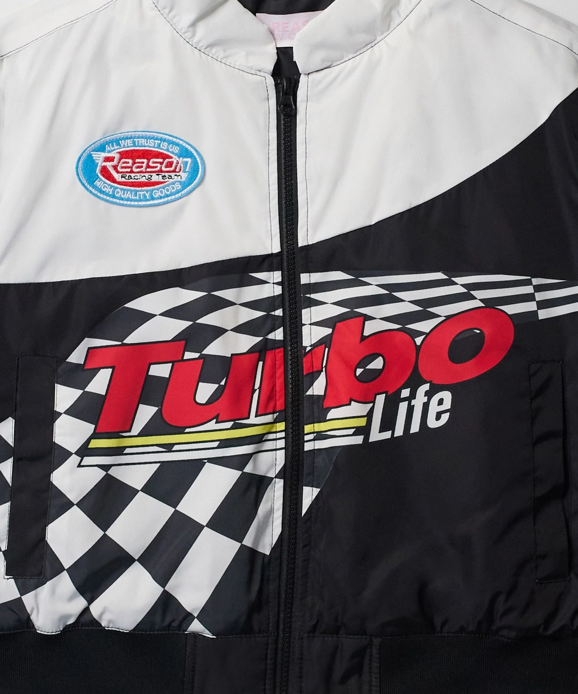 Women Plus Size Baby Girl Racing Jacket - Image 3