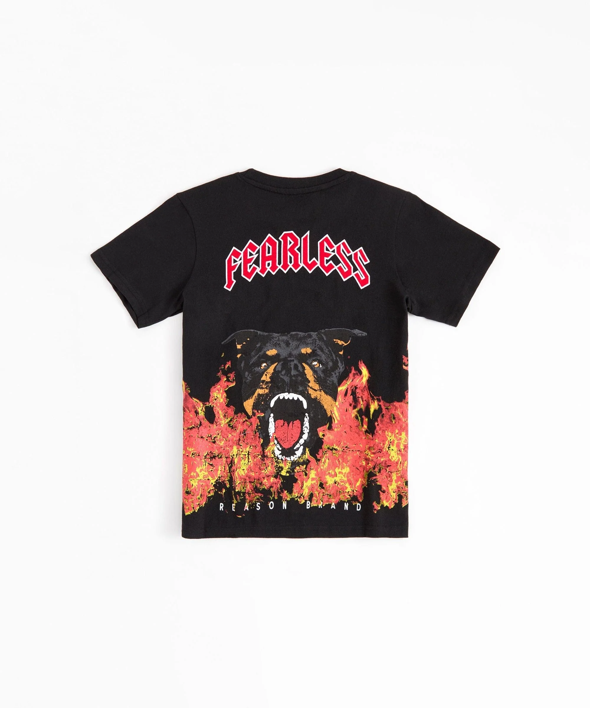 Fearless Flames Short Sleeve Tee - Black