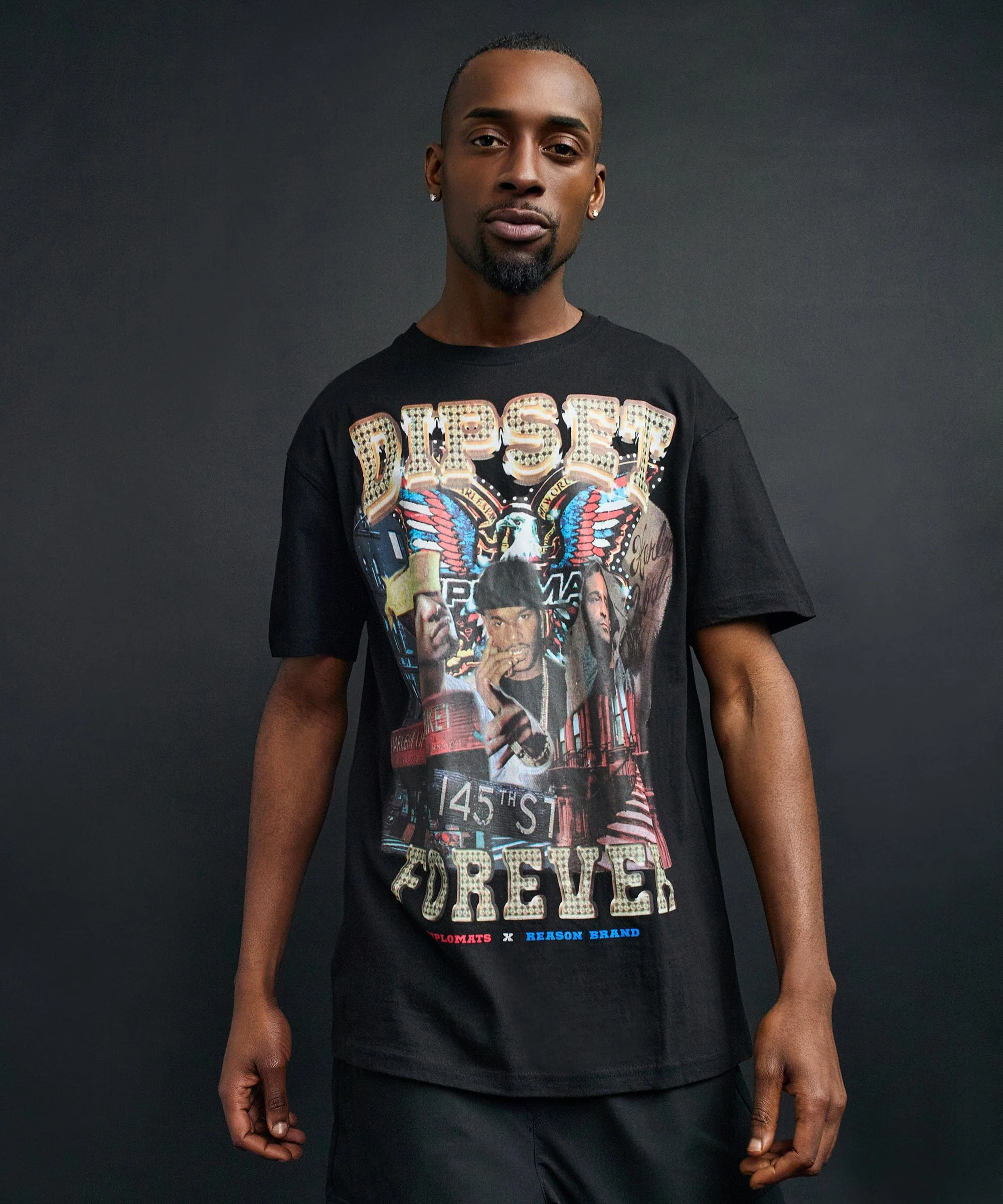 Forever Short Sleeve Tee - Black - Image 2
