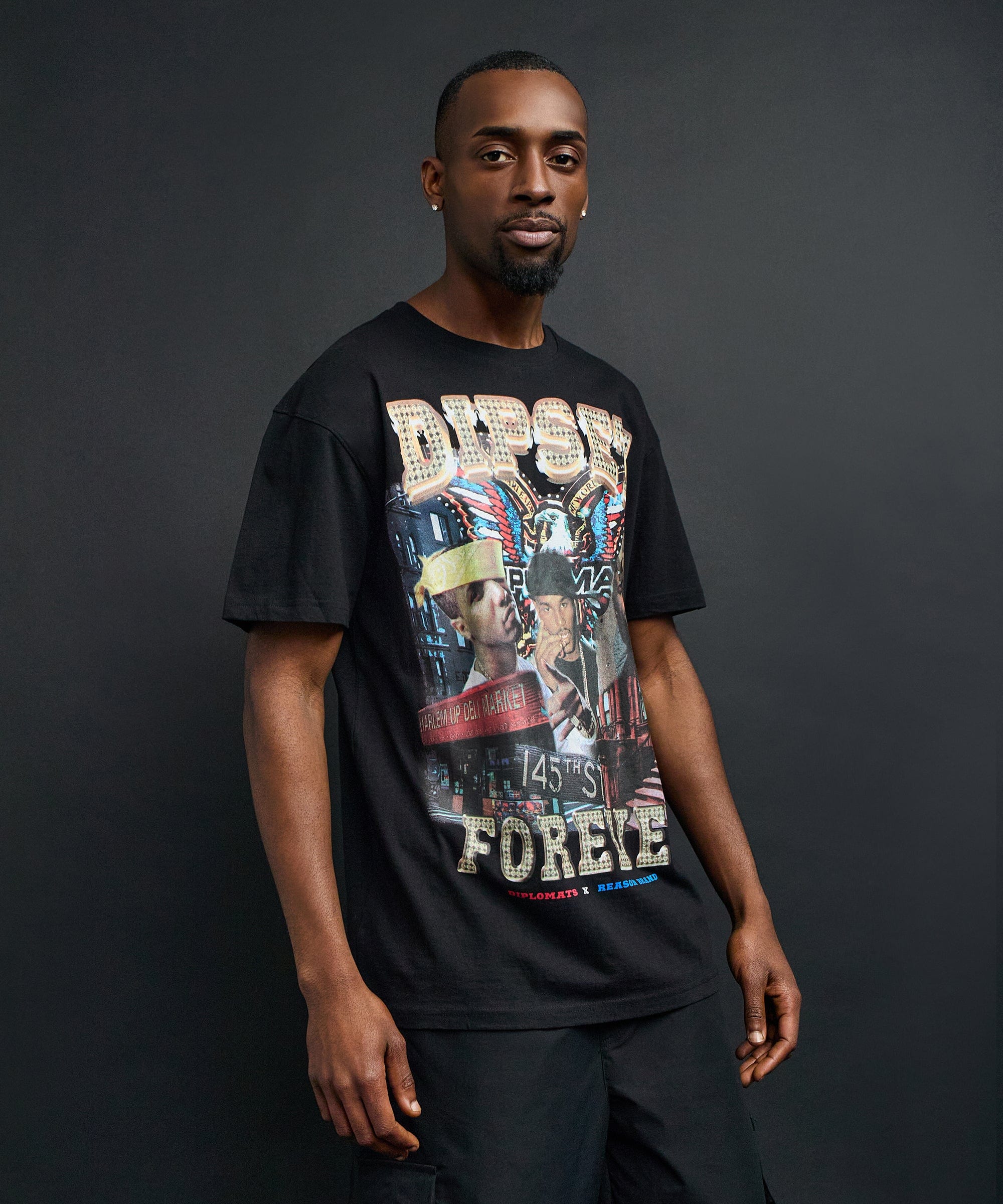 Forever Short Sleeve Tee - Black - Image 6