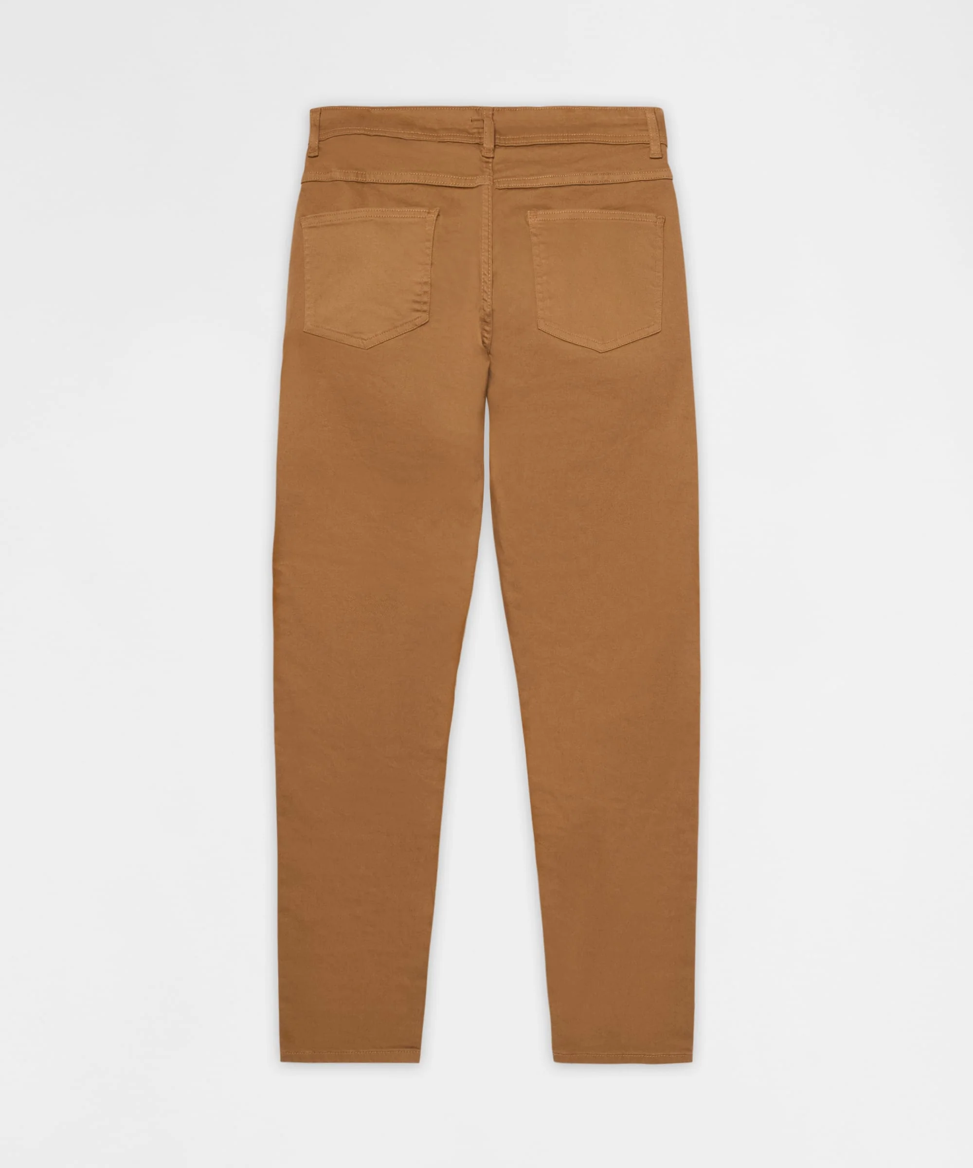 Frayed Layered Denim Jeans - Khaki - Image 4