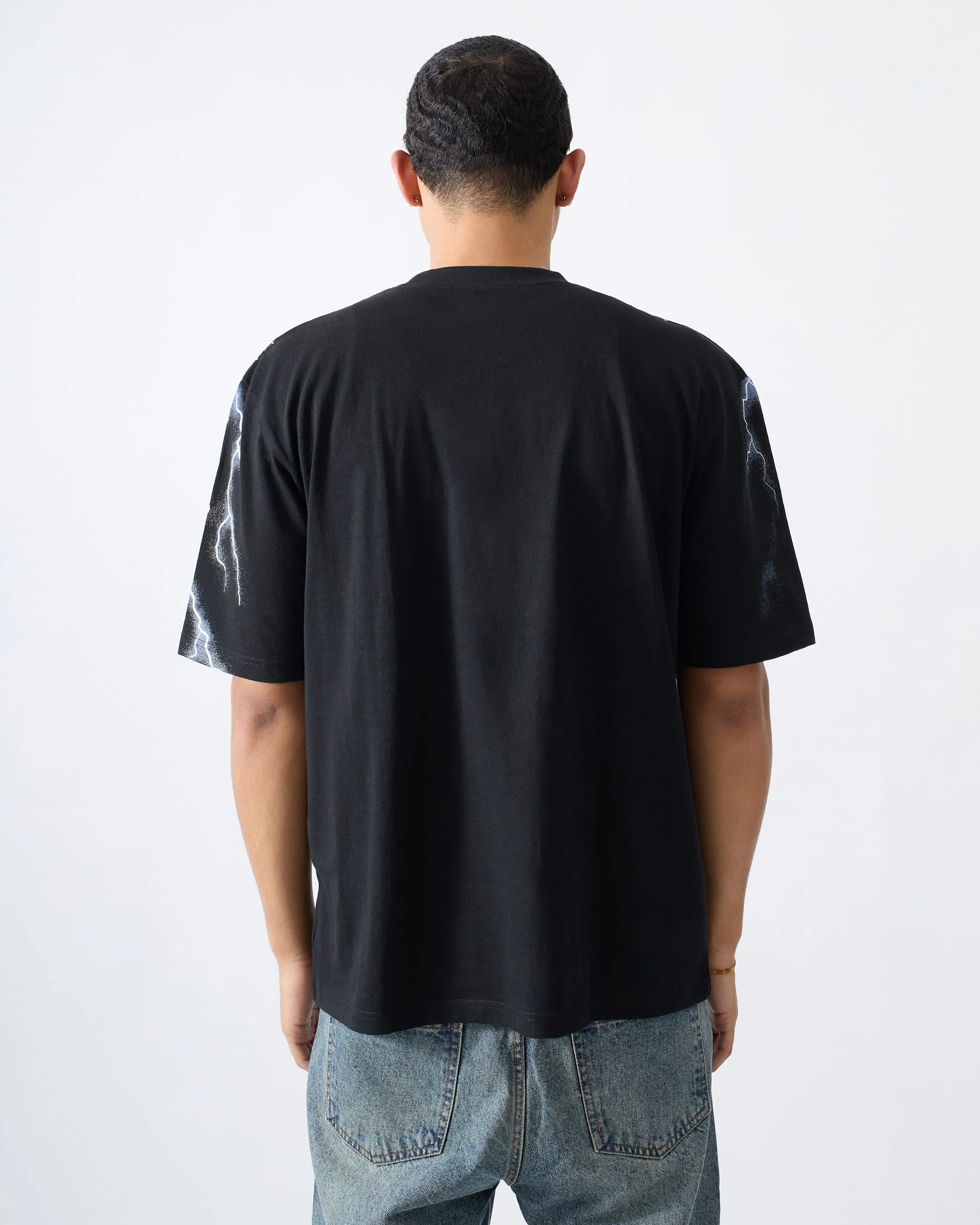 Full Moon Short Sleeve Tee - Black - Image 3