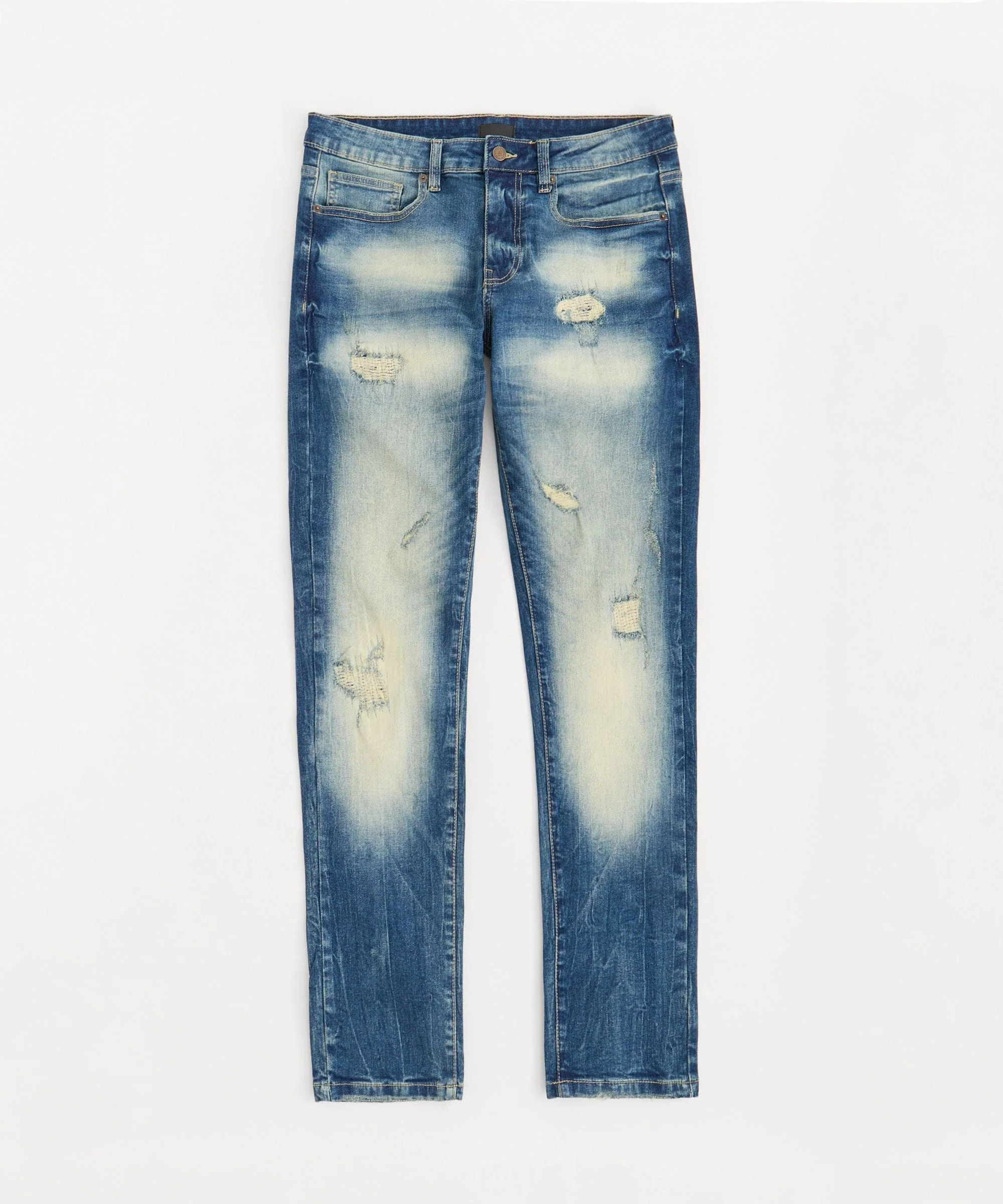 Ghost Town Denim Jeans - Dark Blue - Image 2