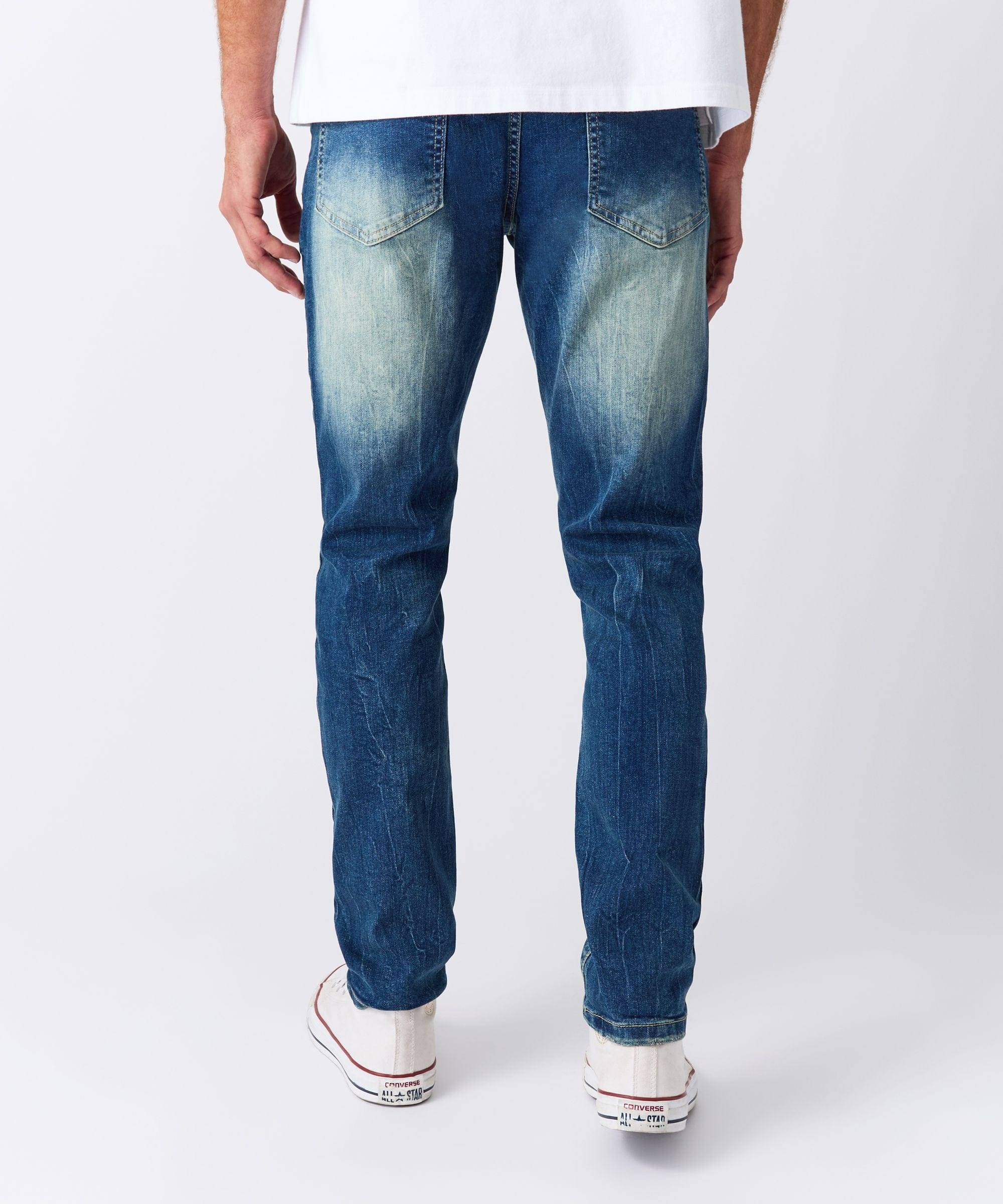 Ghost Town Denim Jeans - Dark Blue - Image 5