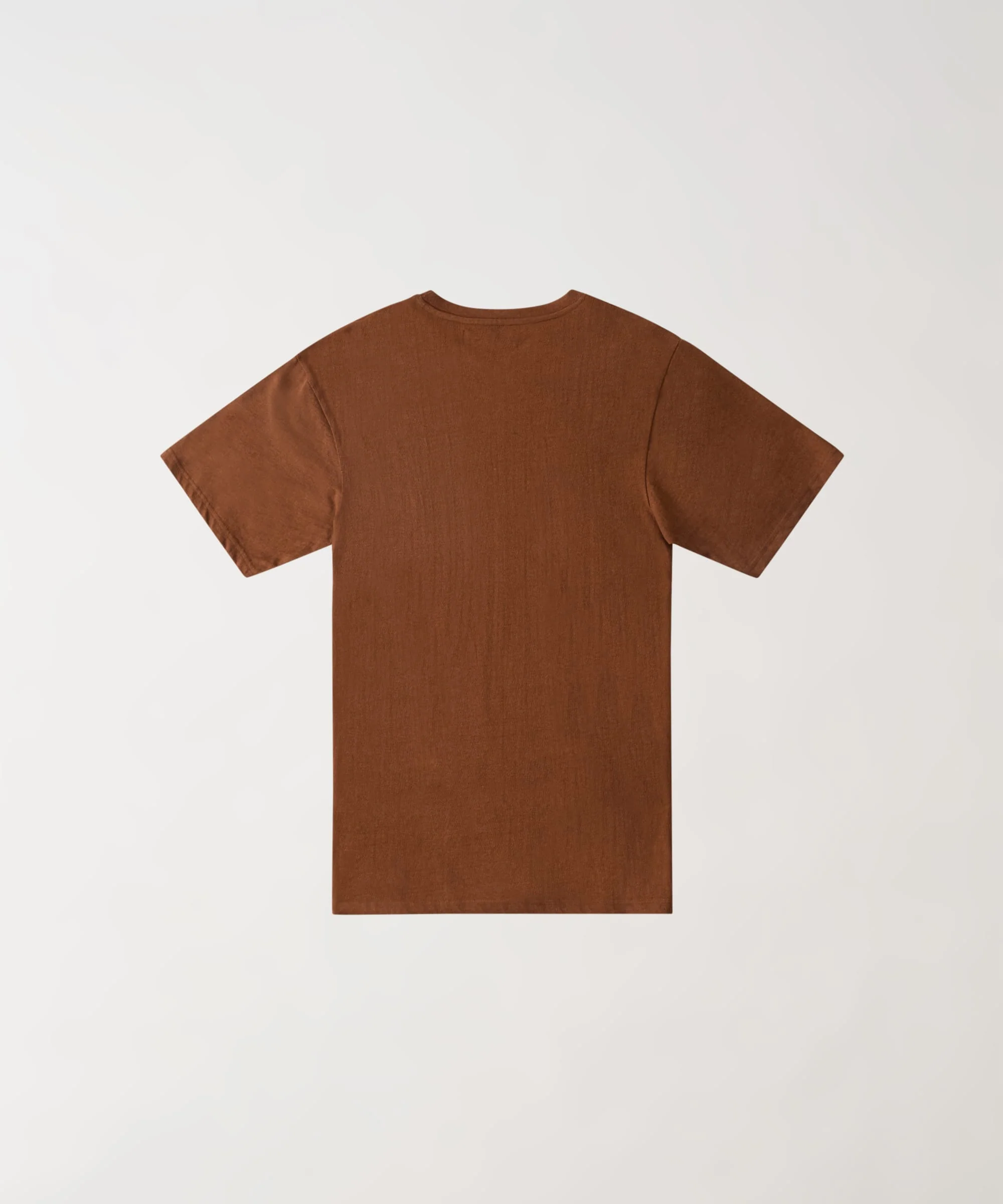 Goat Rhinestone Short Sleeve Tee - Brown - Image 2