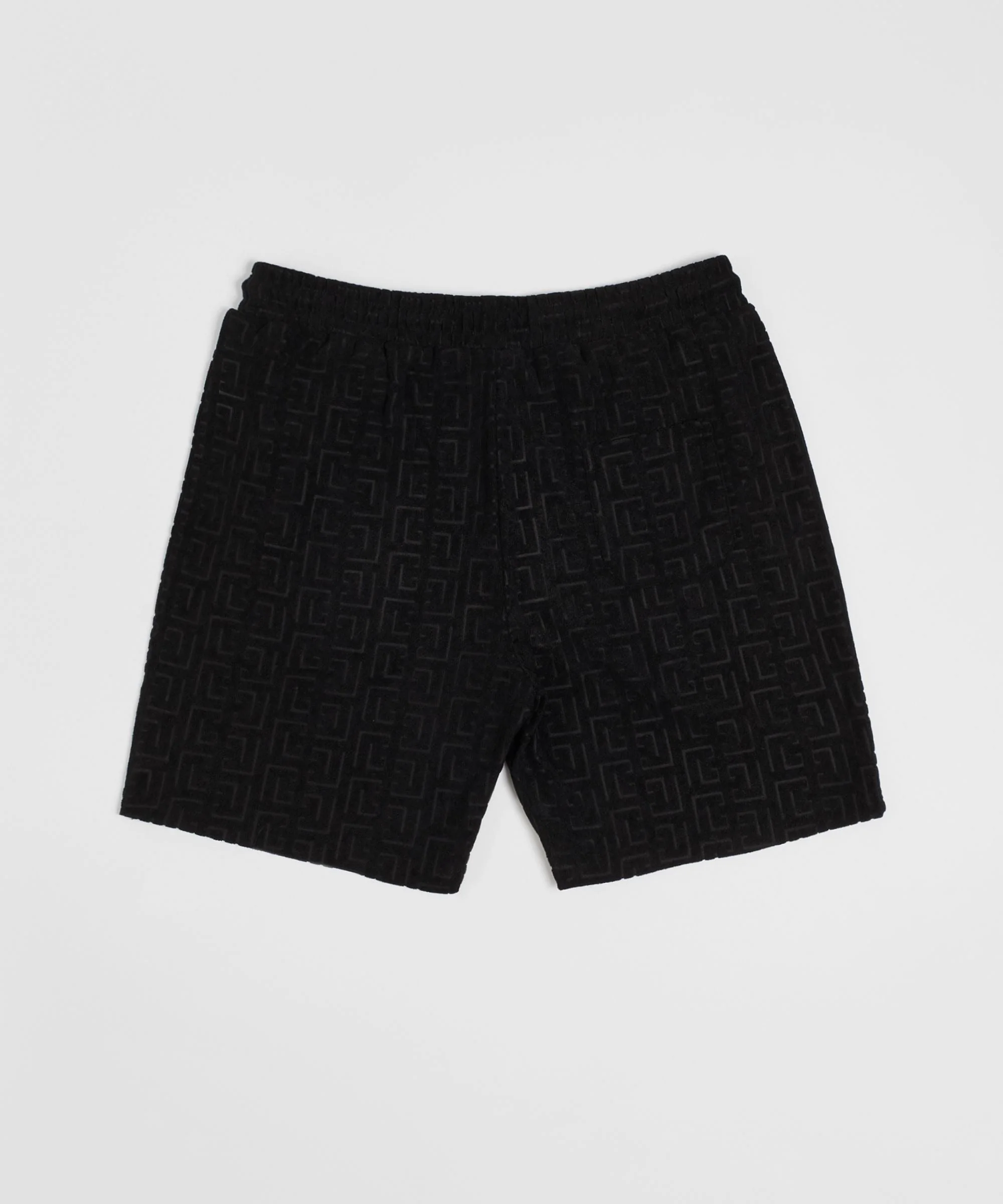 Greco Embossed Towel Set - Black - Image 7