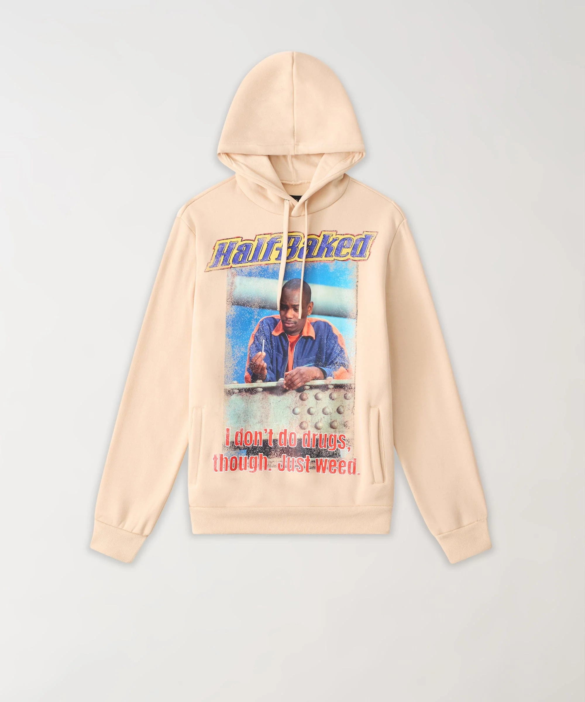Half Baked Just Weed Hoodie - Khaki