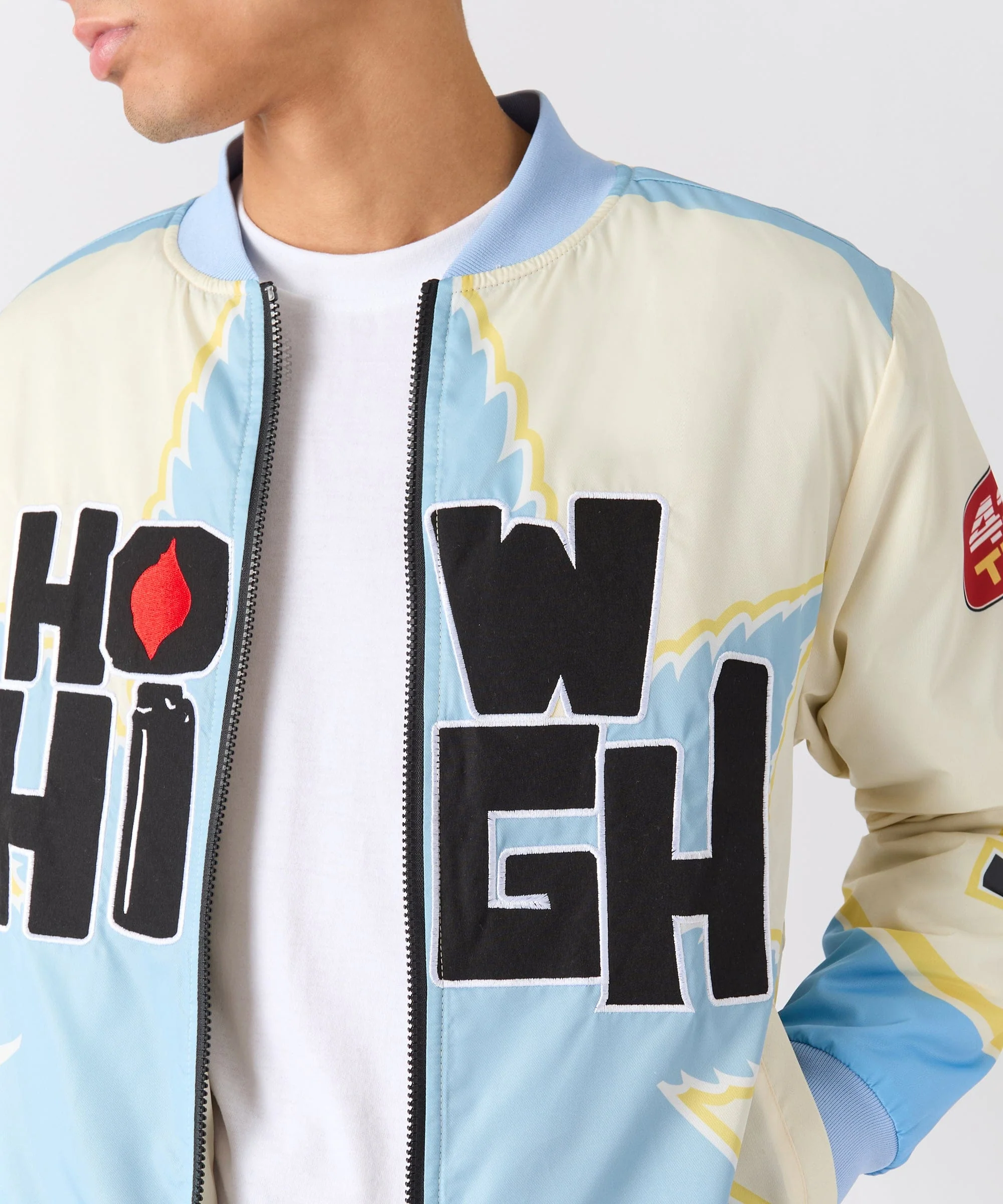 How High Applique Racing Jacket - Image 3