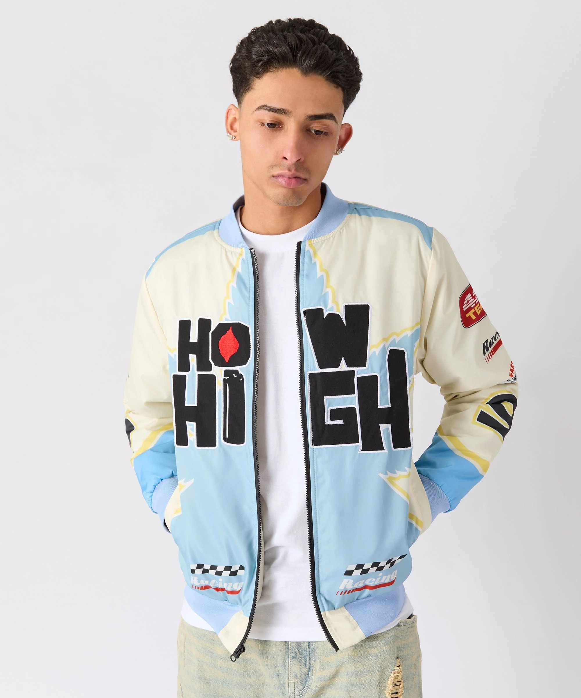 How High Applique Racing Jacket - Image 6