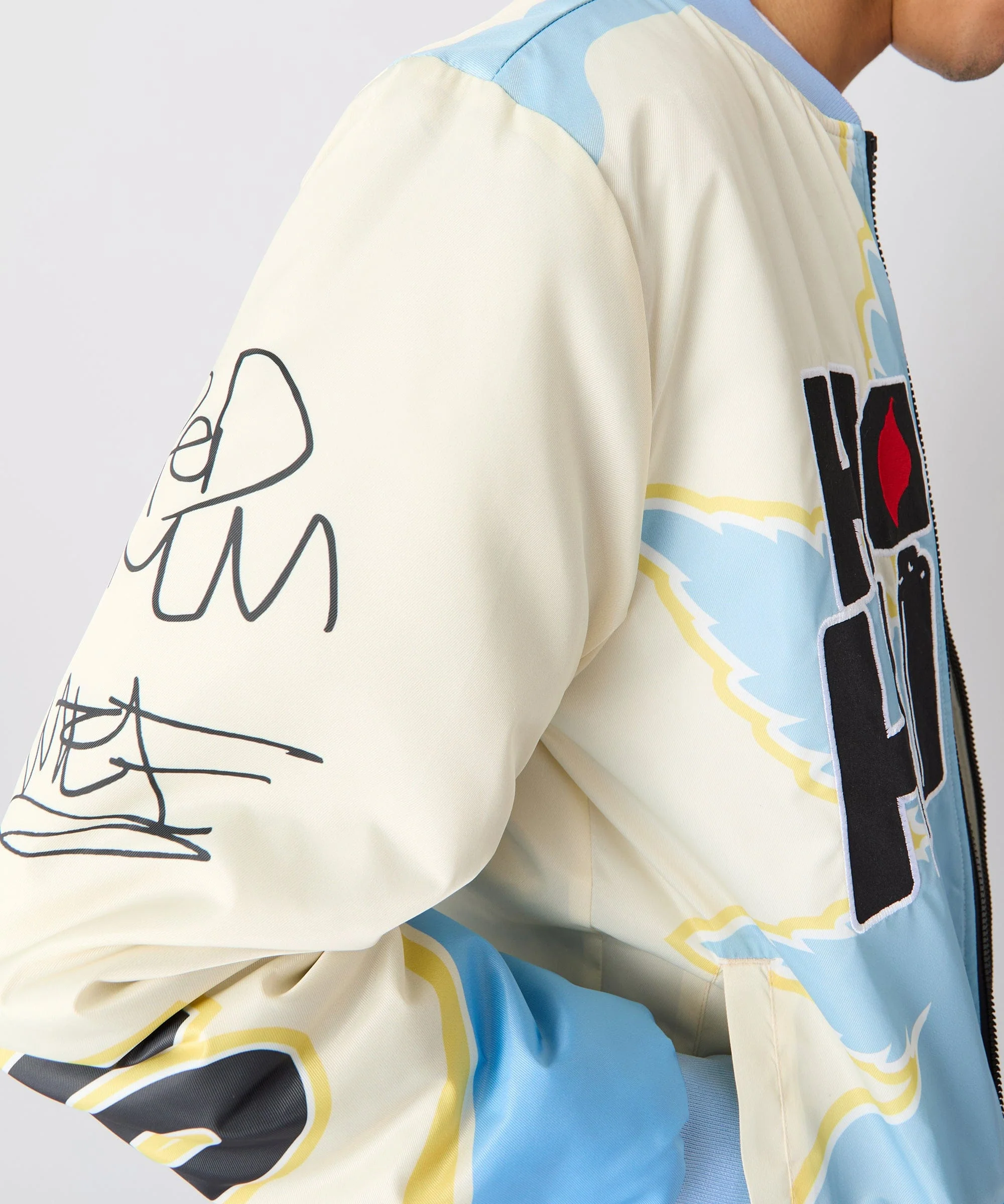 How High Applique Racing Jacket - Image 7