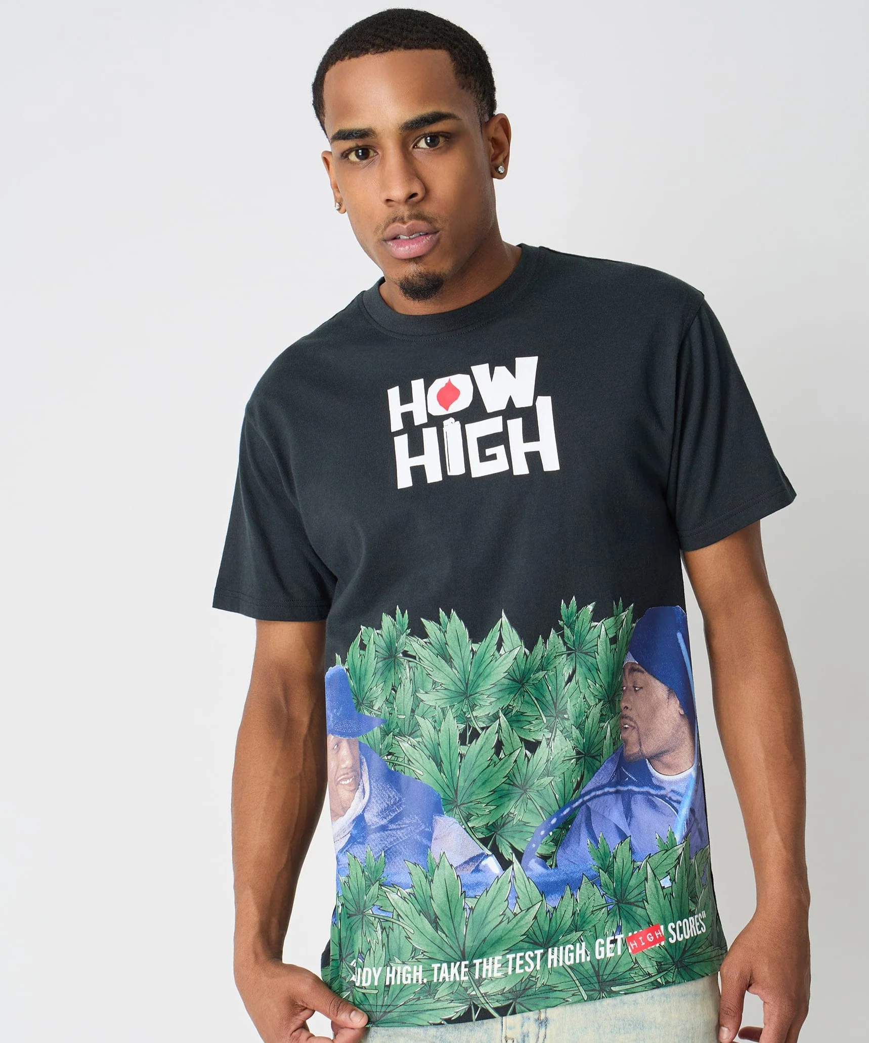 How High Short Sleeve Tee - Black - Image 2